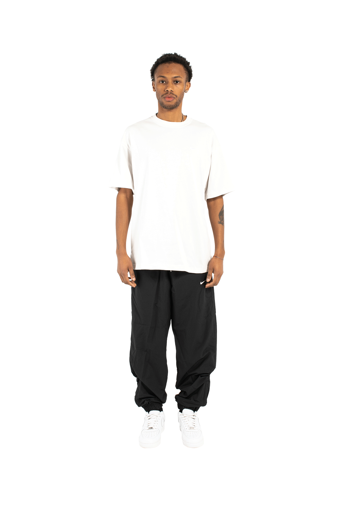M Solo Swoosh Ss Knit Top