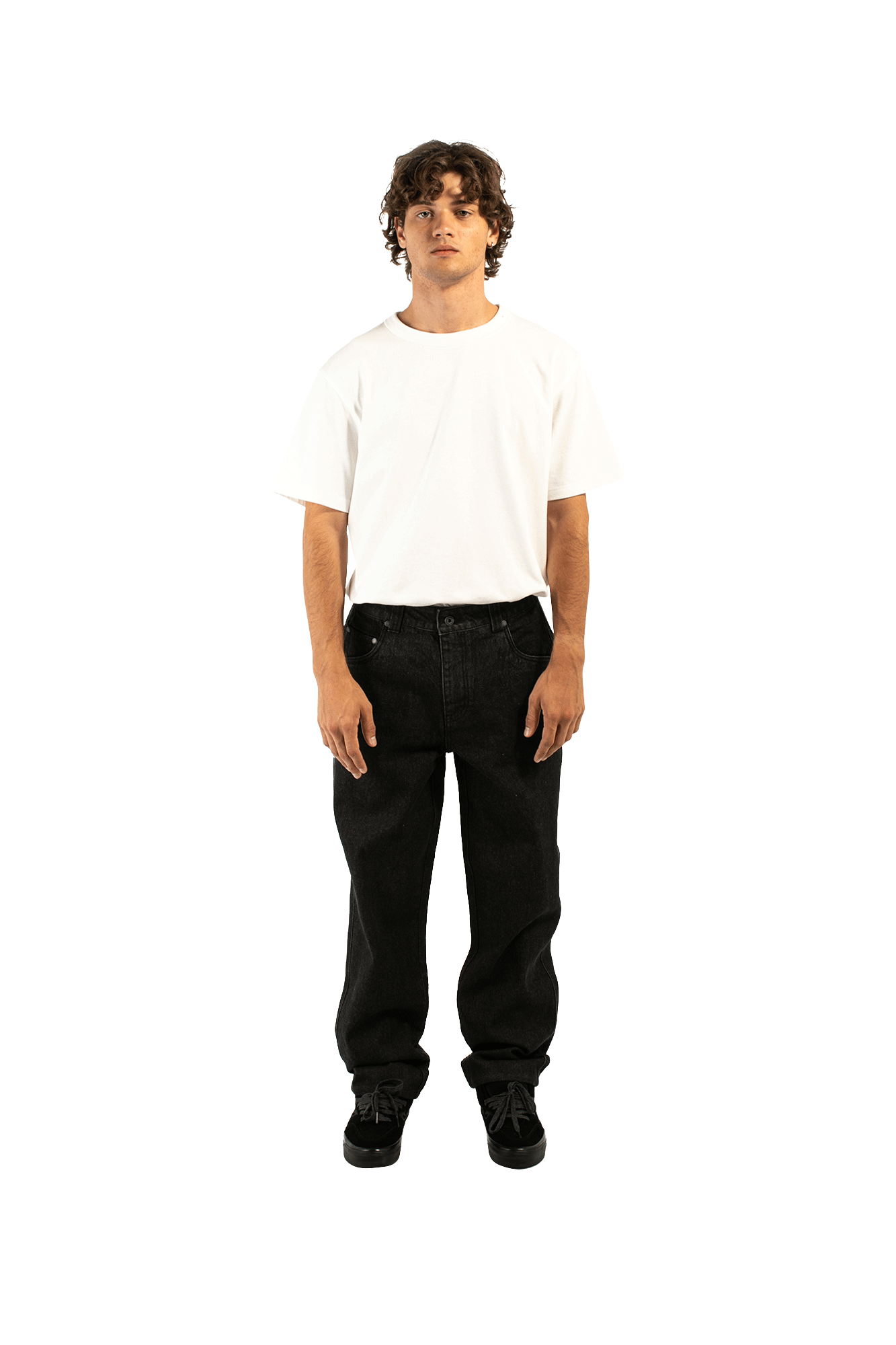 Relaxed Denim Pants