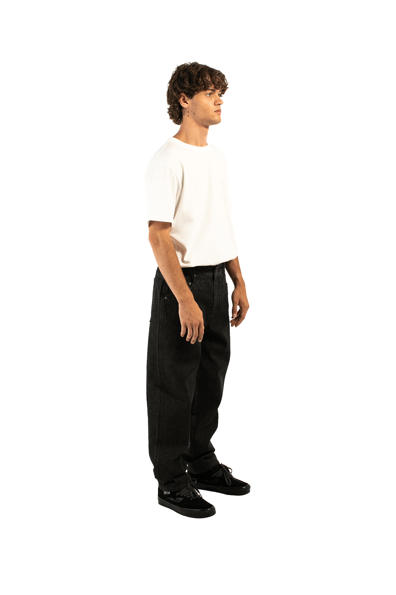 Relaxed Denim Pants