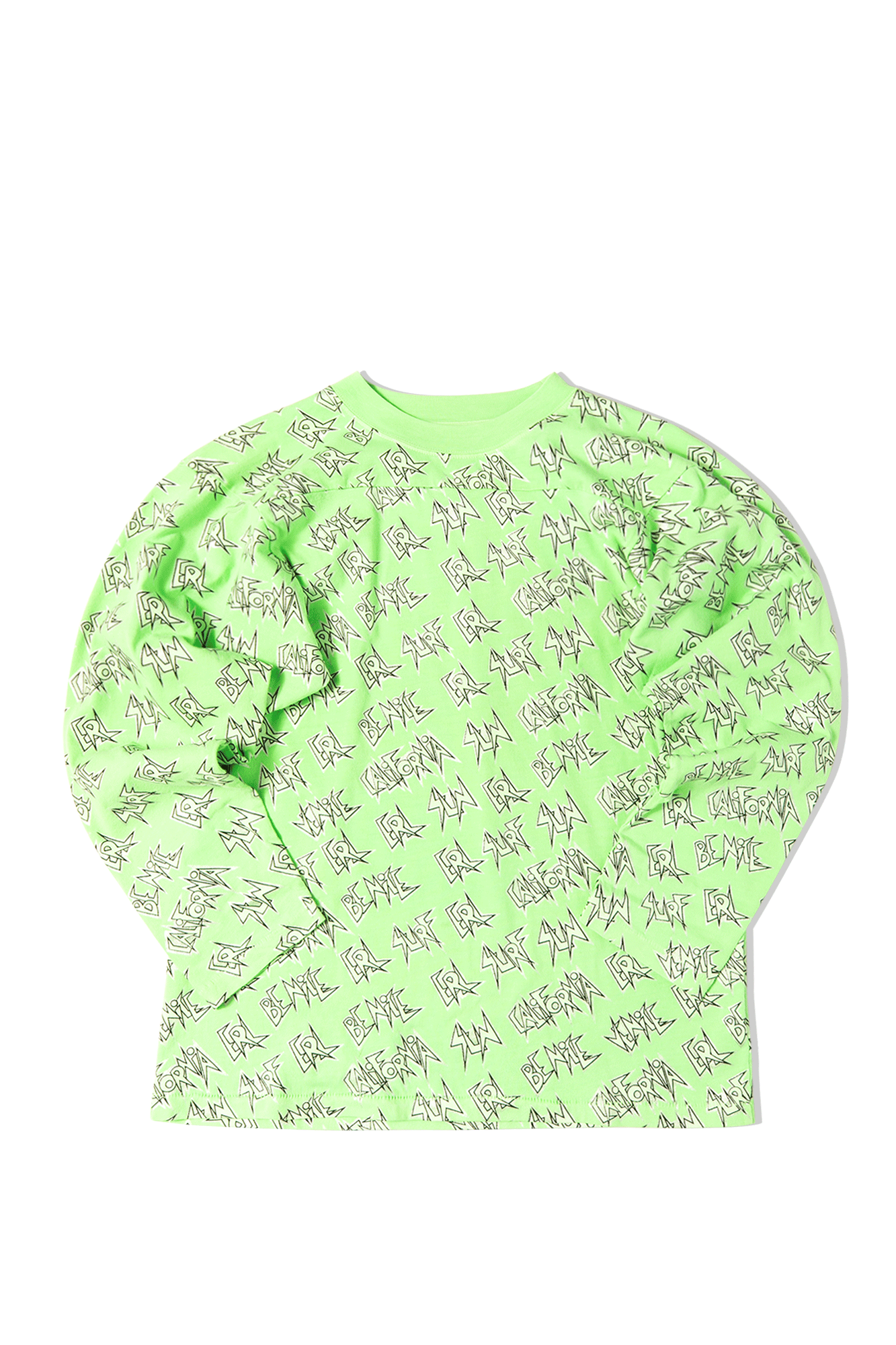 Printed Longsleeve Knit T-Shirt