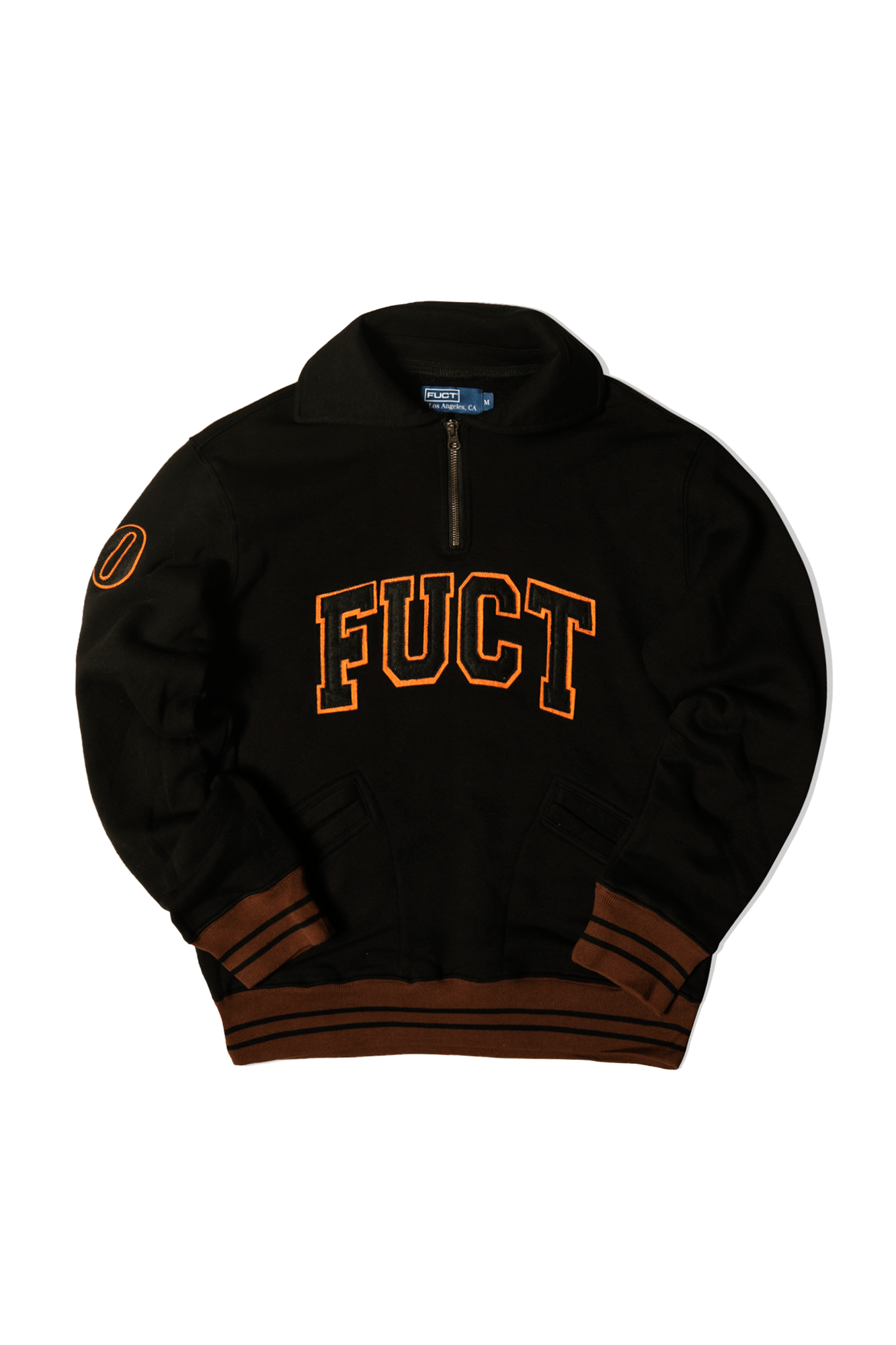 Academy Logo Quarter Zip Sweater