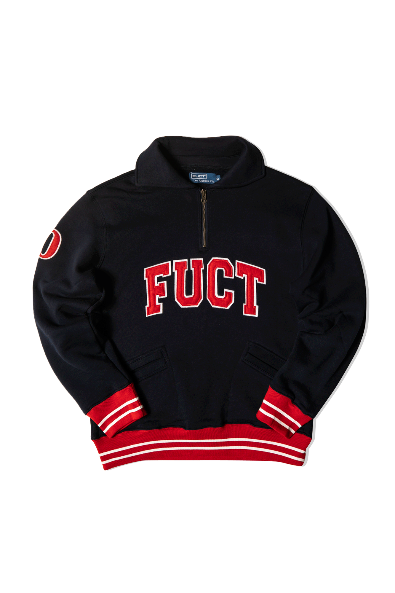 Academy Logo Quarter Zip Sweater