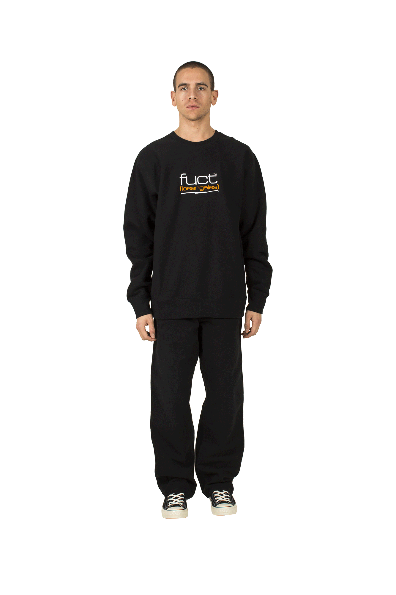 FUCT LA EMBROIDERED Crewneck sweatshirt
