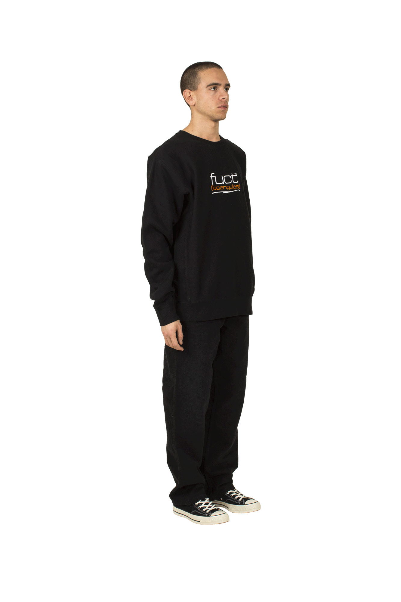 FUCT LA EMBROIDERED Crewneck sweatshirt