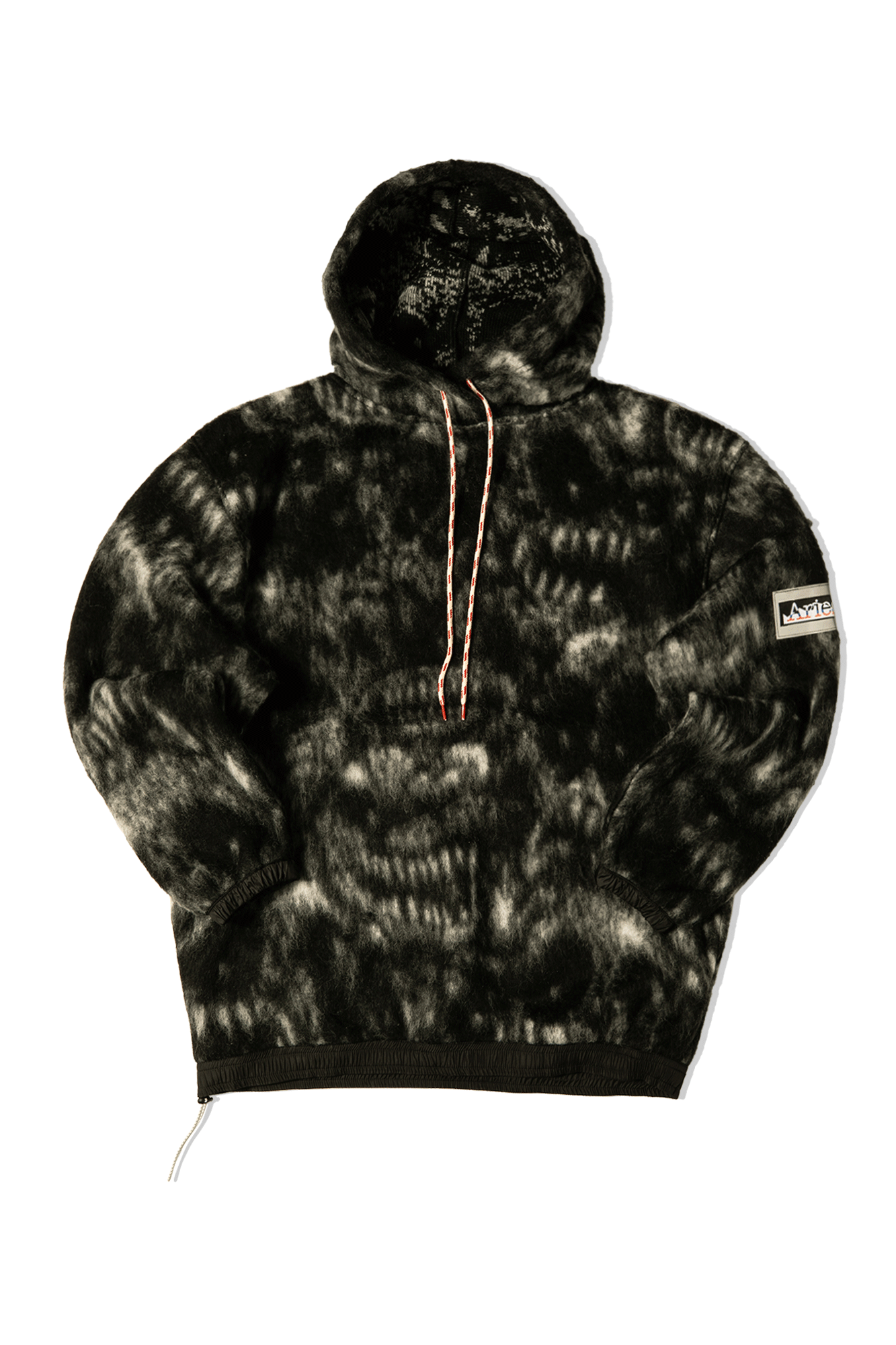 Oversized Monster Fleece Hooded Sweatshirt