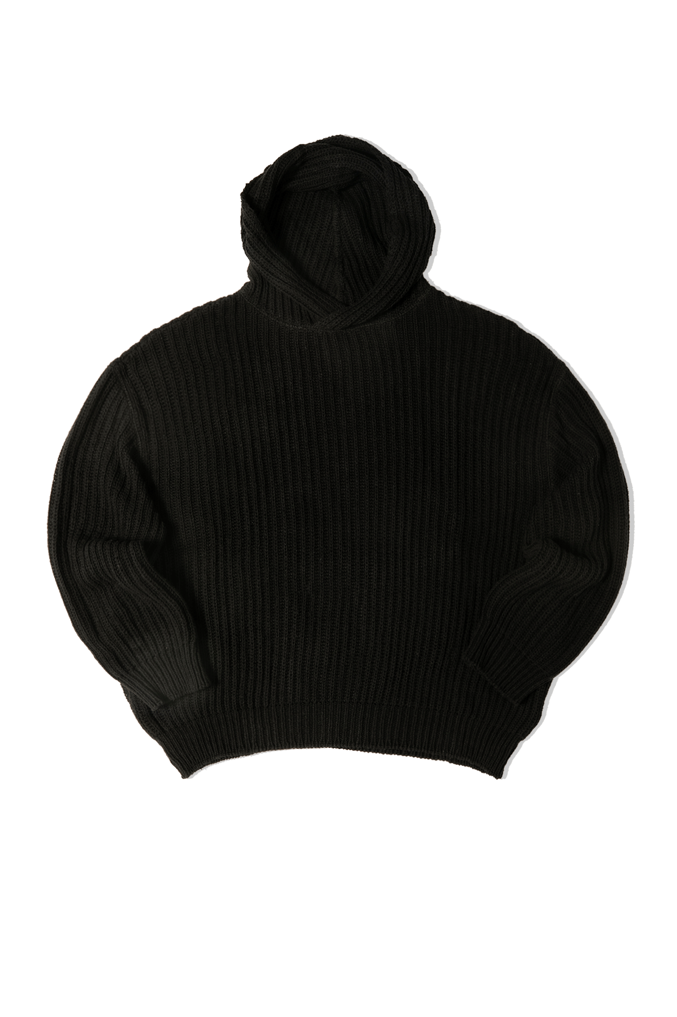 Knitted Sailor Hooded Sweatshirt