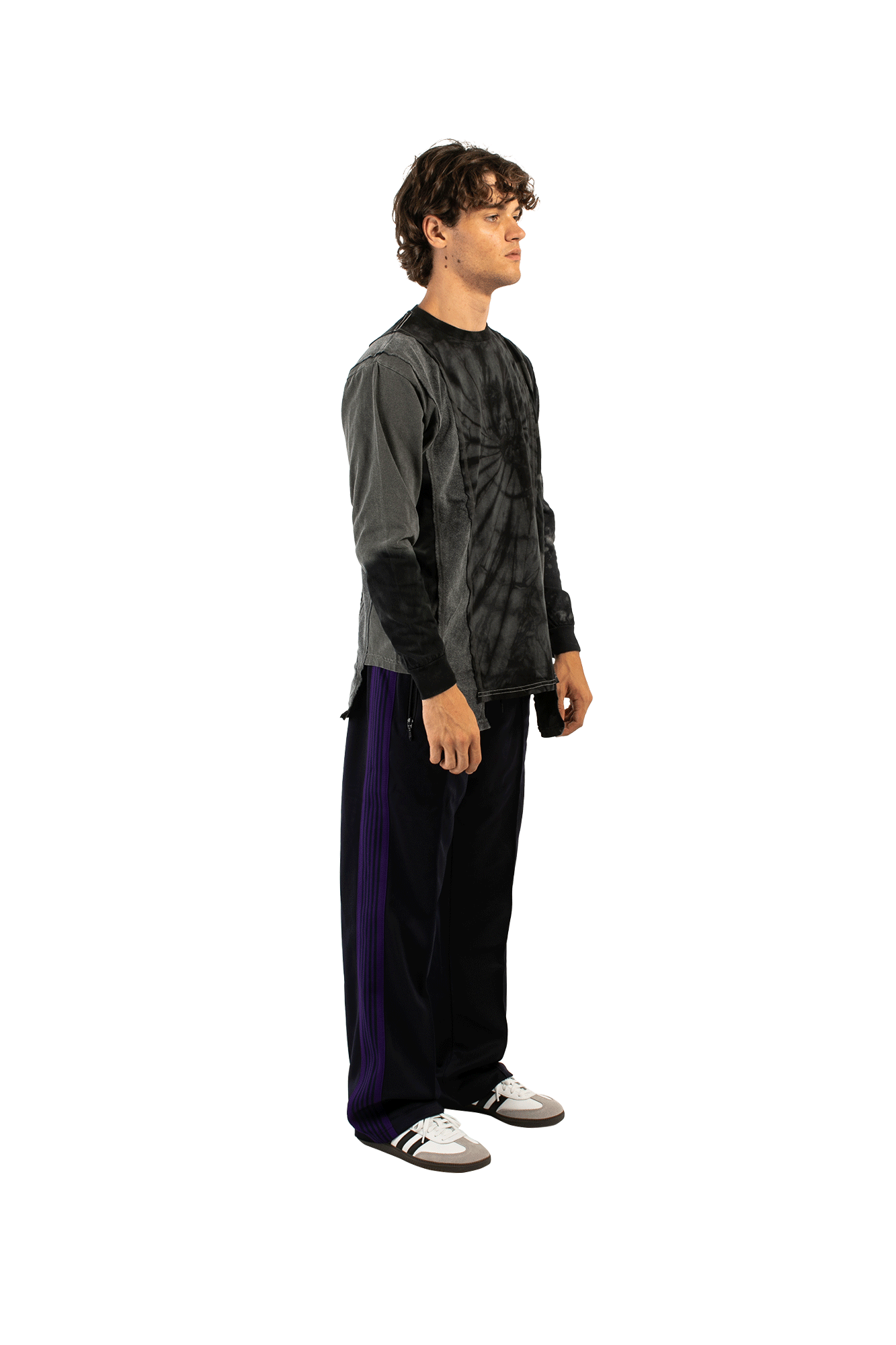 B&W Mishmash 5 Cuts Longsleeve Tee