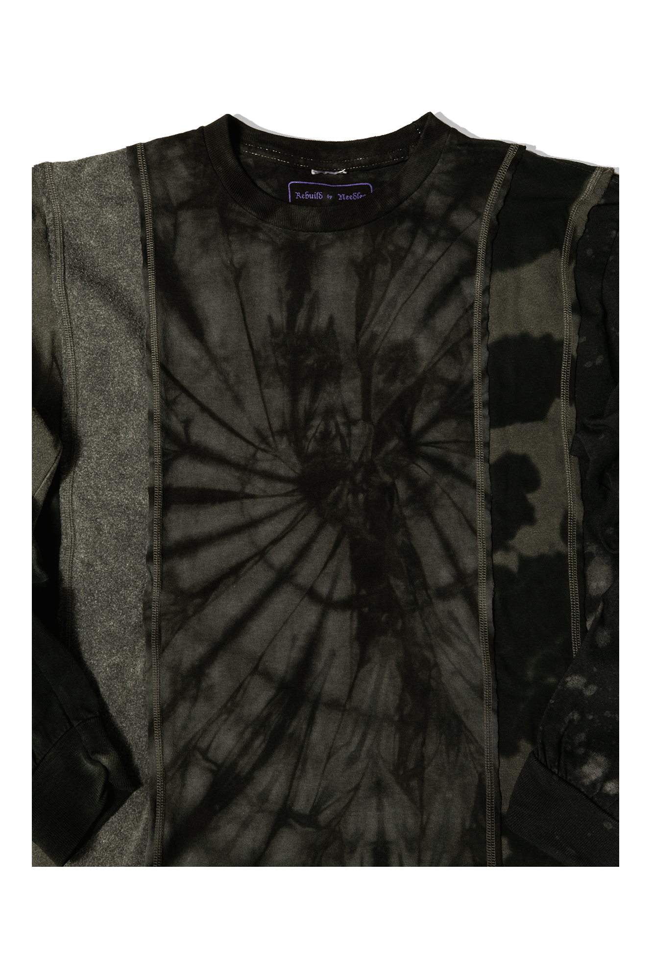B&W Mishmash 5 Cuts Longsleeve Tee