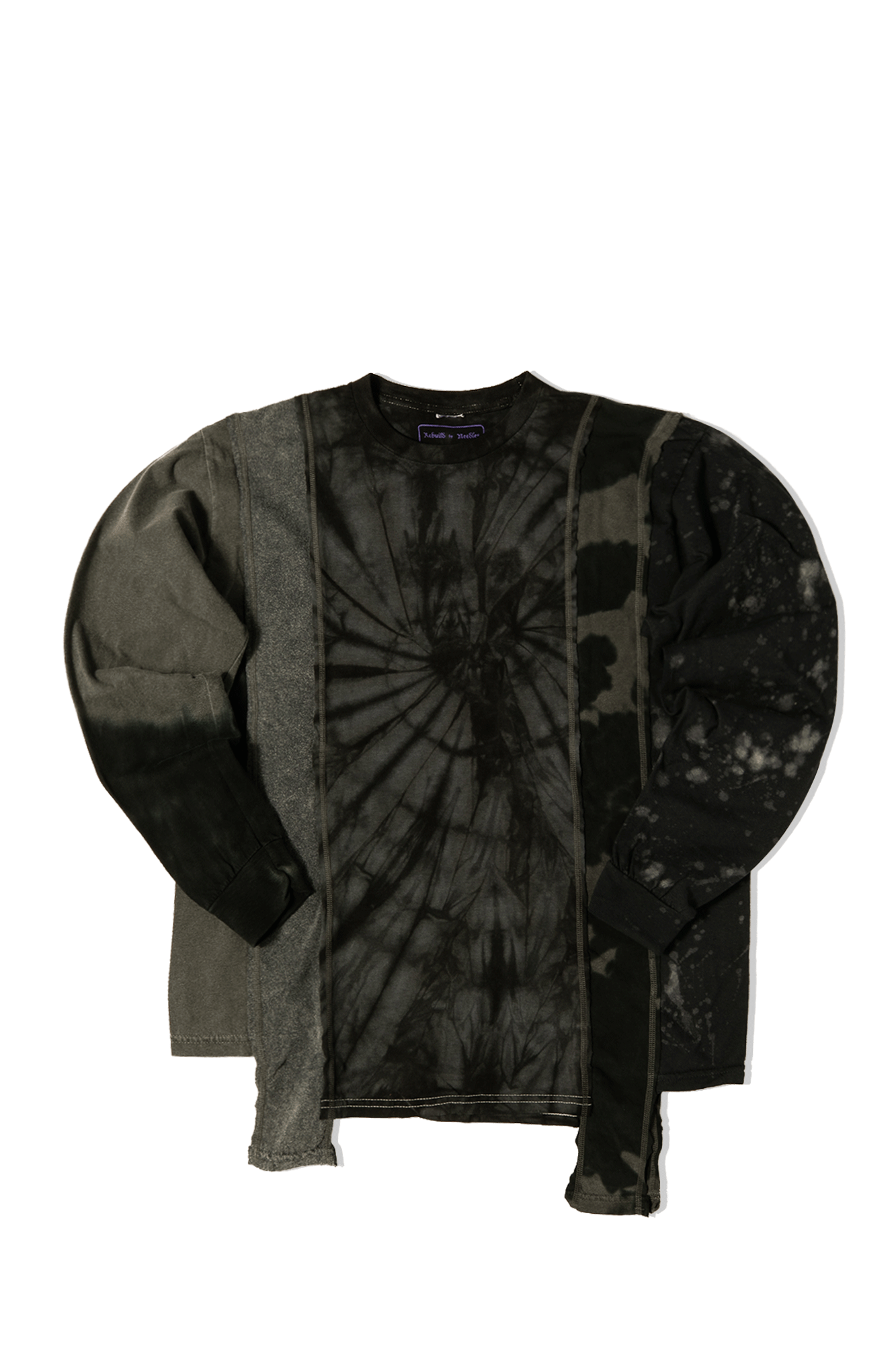 B&W Mishmash 5 Cuts Longsleeve Tee