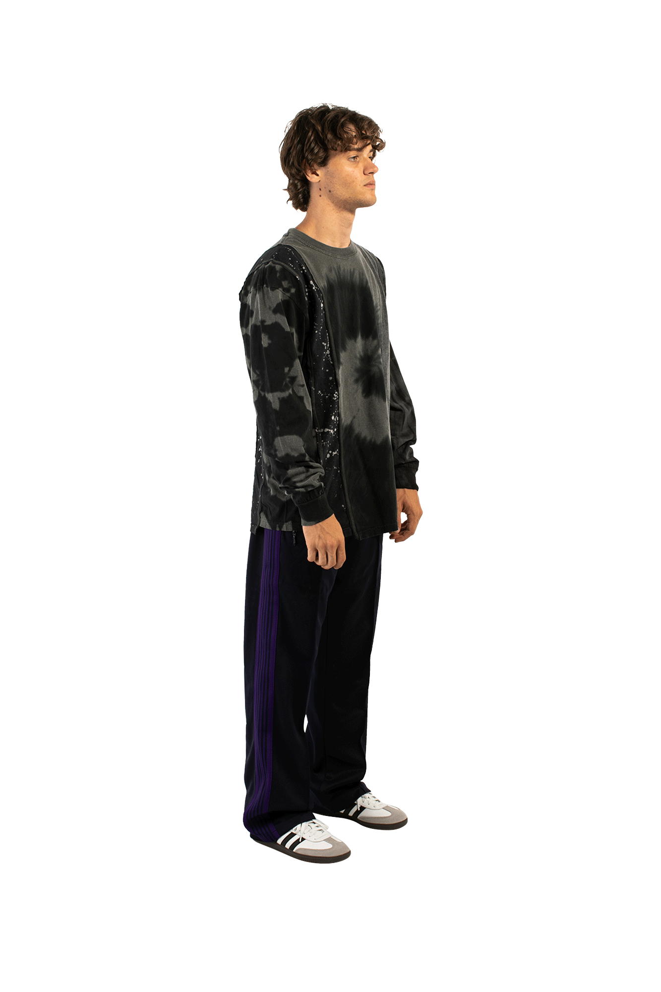 B&W Mishmash 5 Cuts Longsleeve Tee