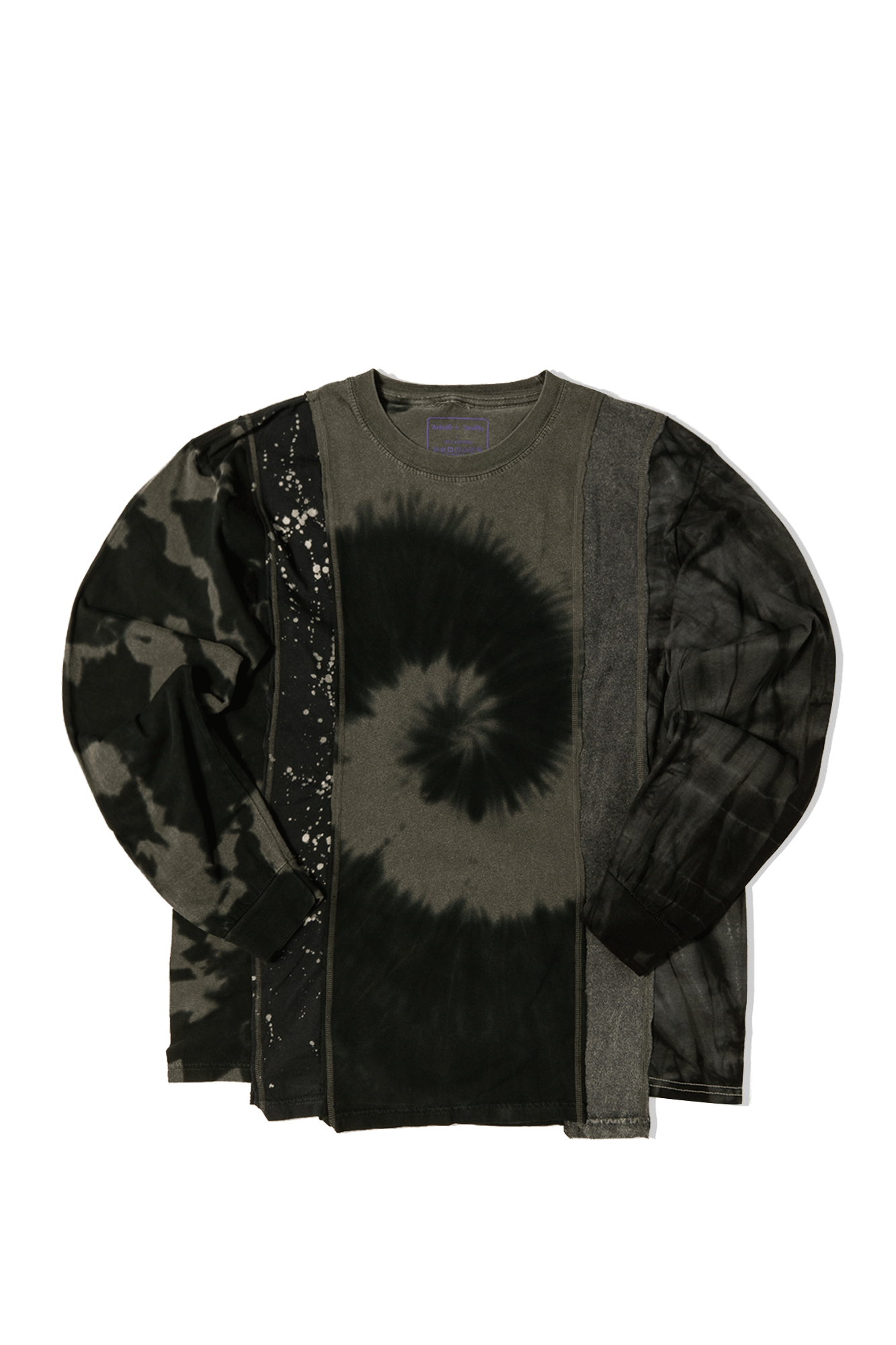 B&W Mishmash 5 Cuts Longsleeve Tee