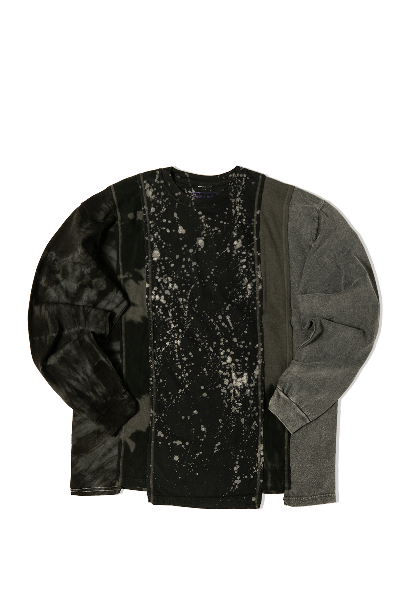 B&W Mishmash 5 Cuts Longsleeve Tee