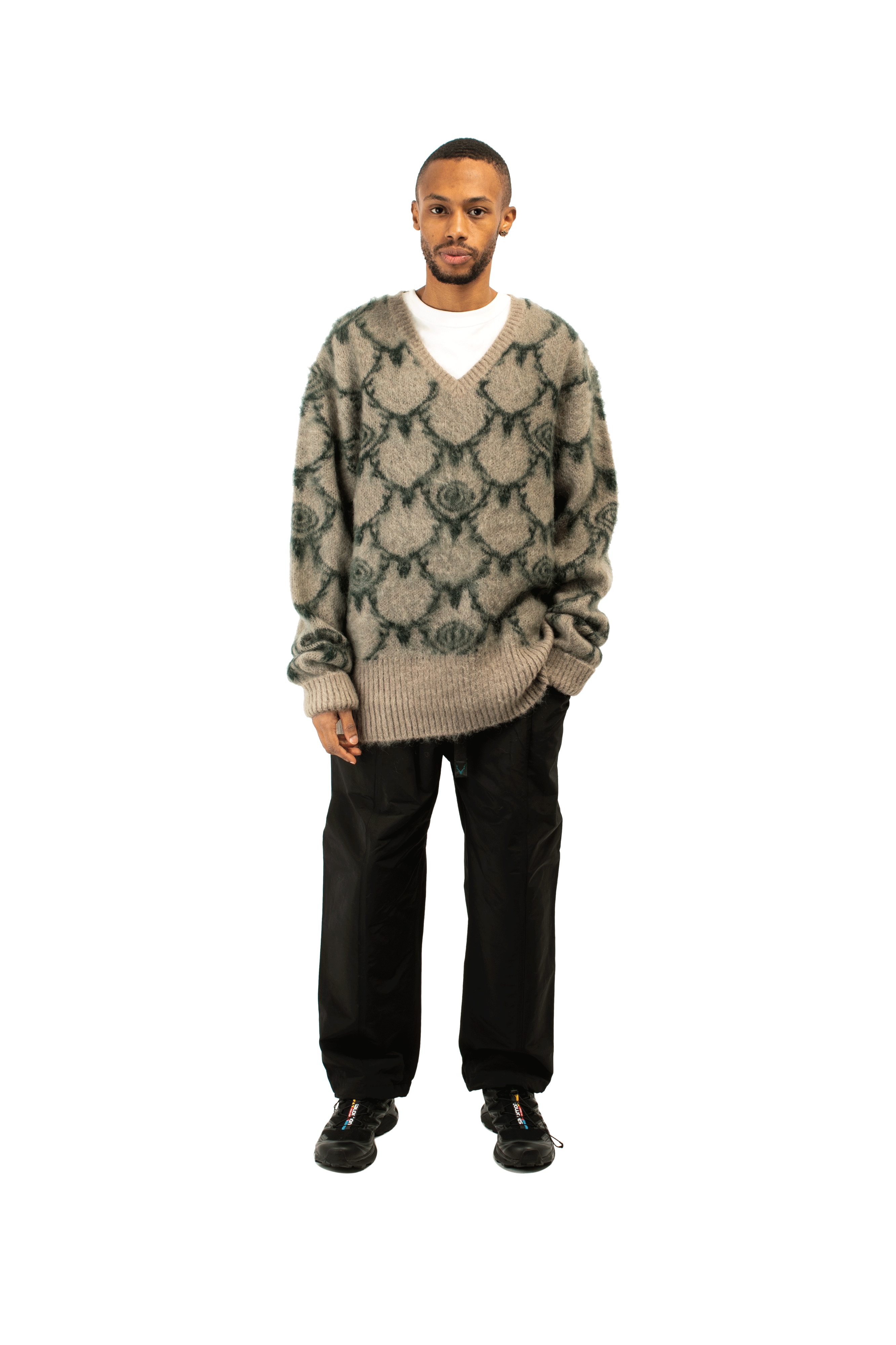 Skull&Target Loose Fit V Neck Sweater