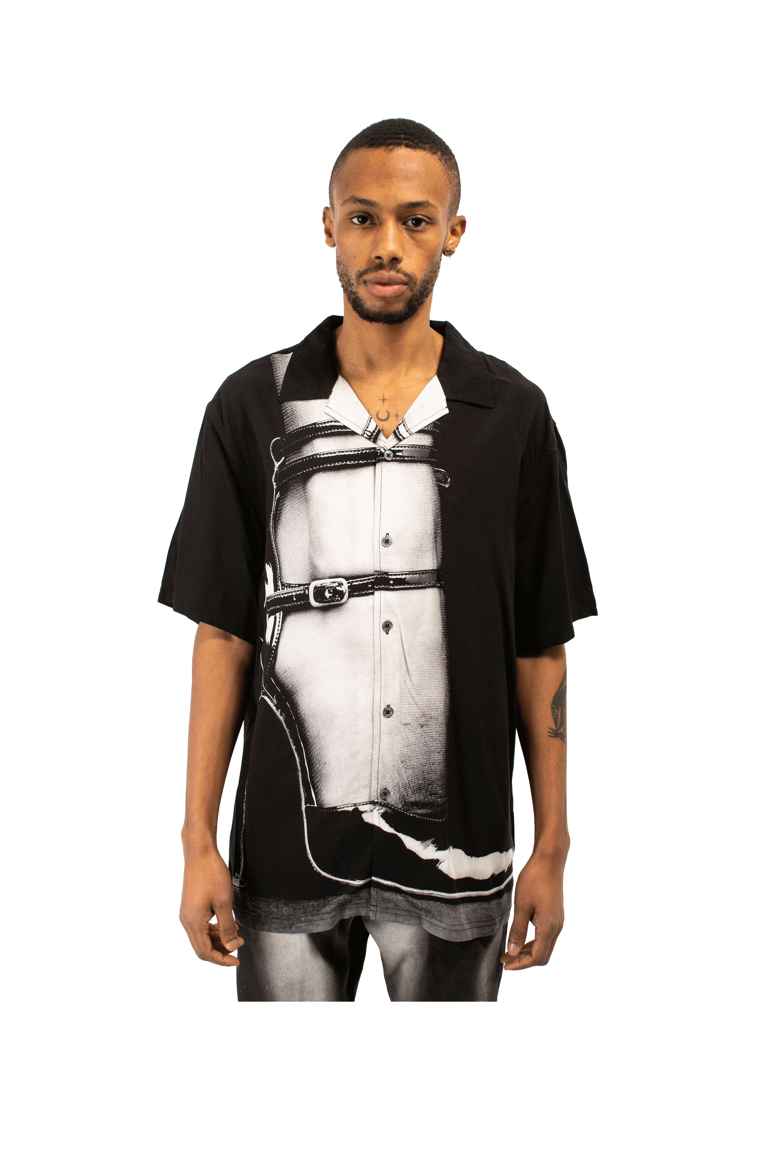 Heel Button Down