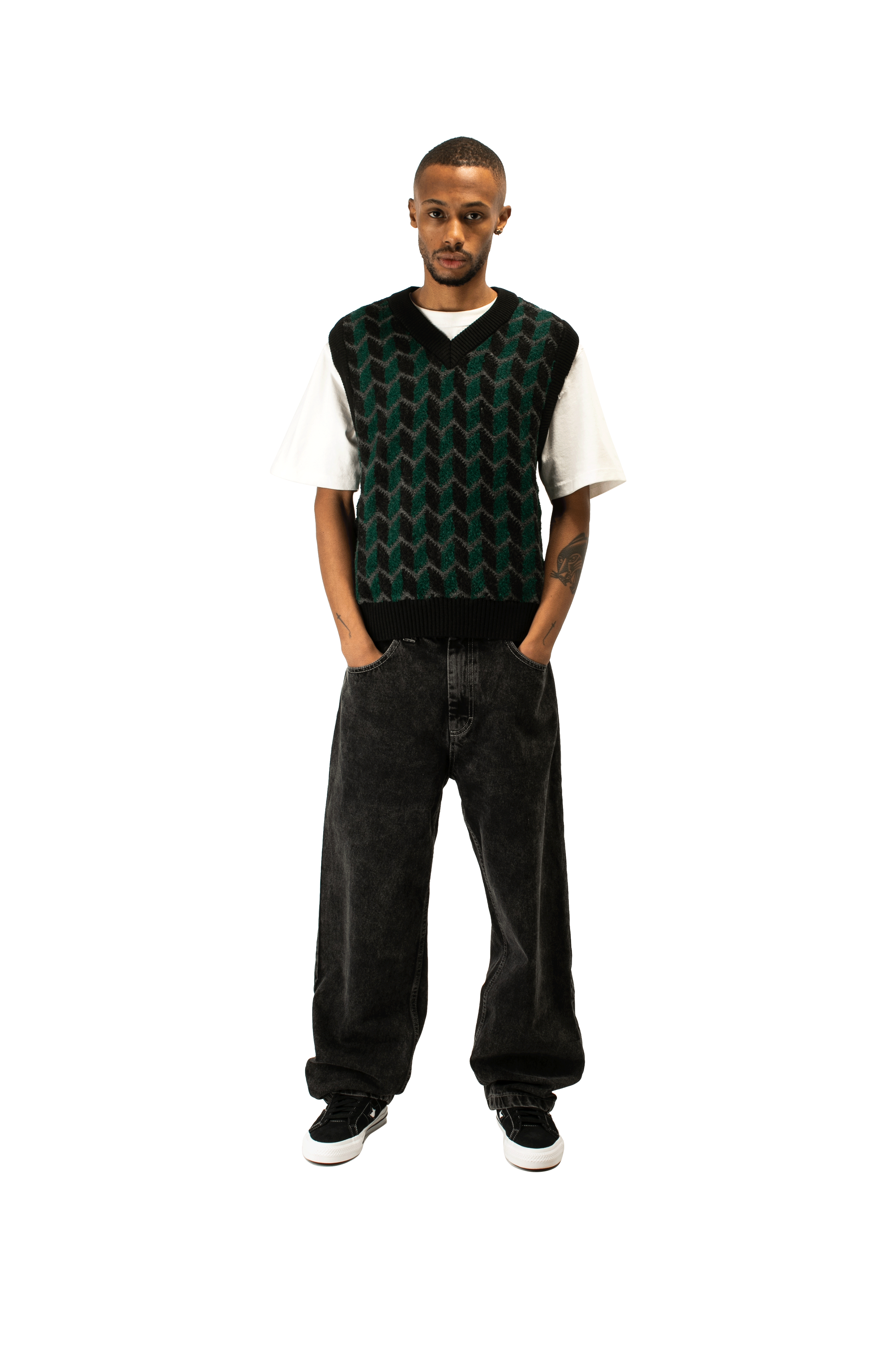 Zig Zag Knit Vest
