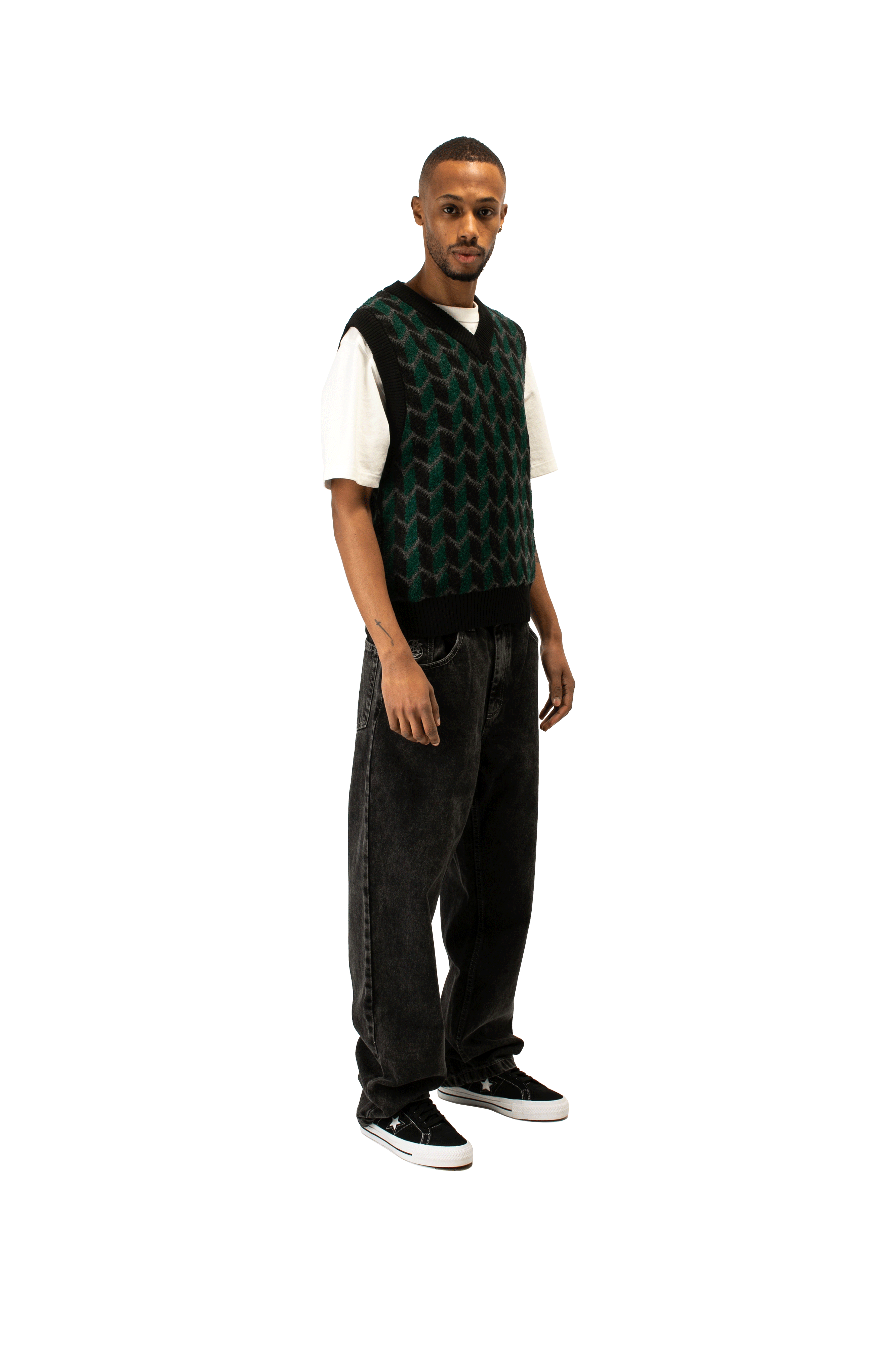 Zig Zag Knit Vest