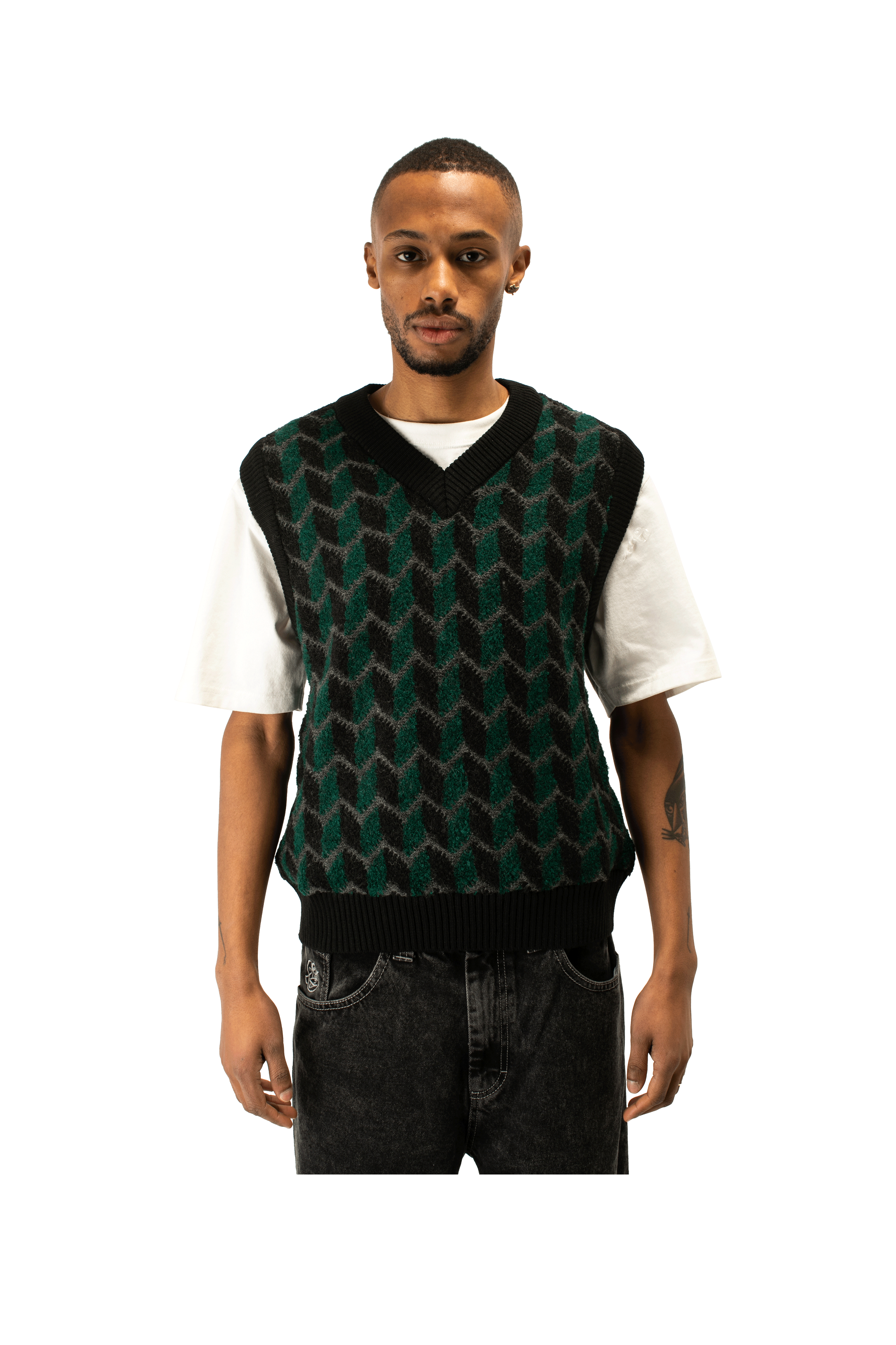Zig Zag Knit Vest