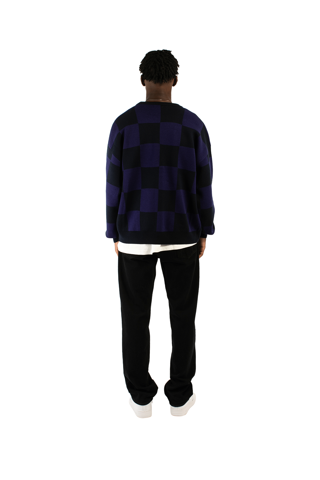 Checkerboard Cardigan x Raf Simons