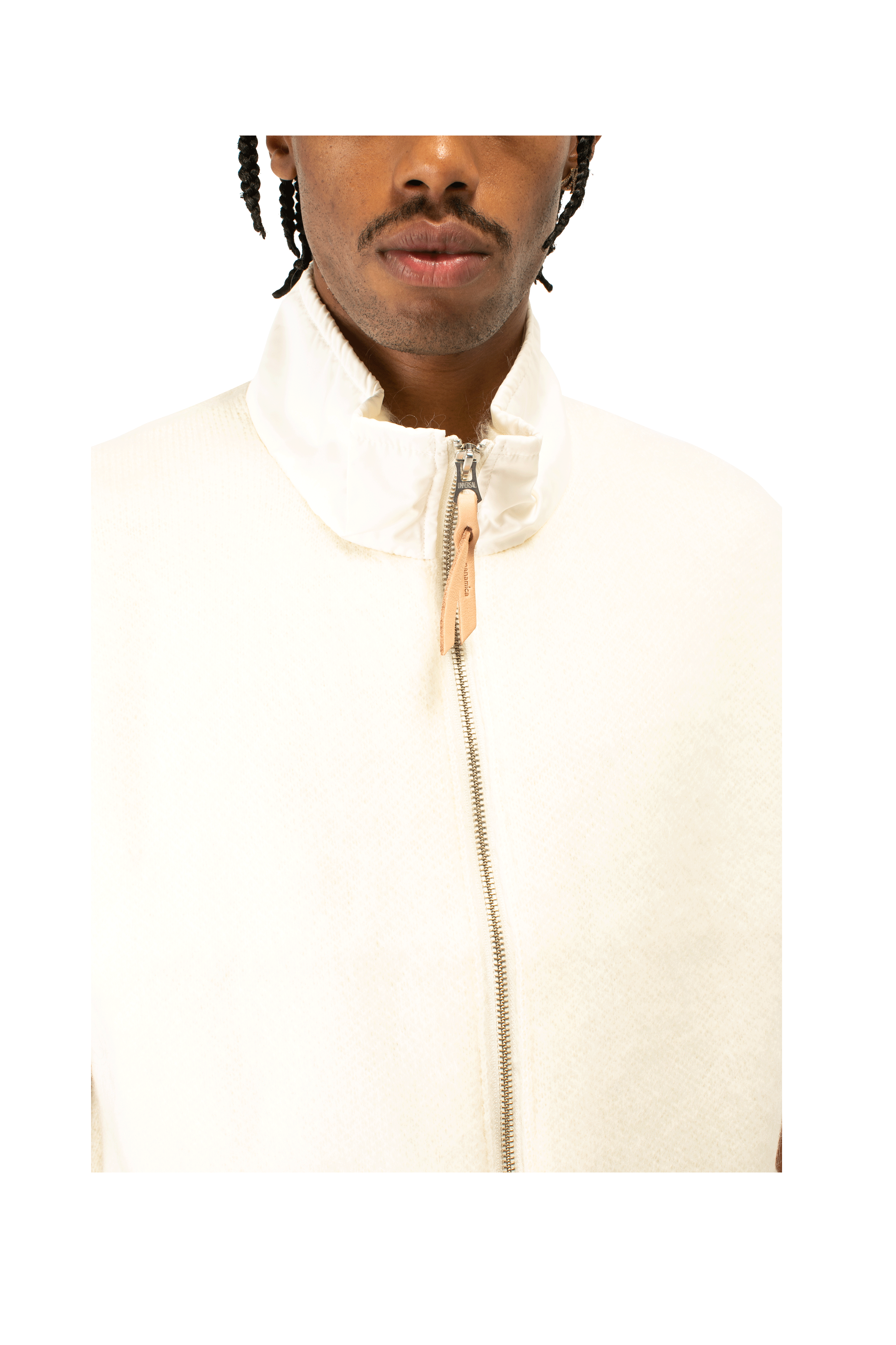 Zip-Up Mohair Vest