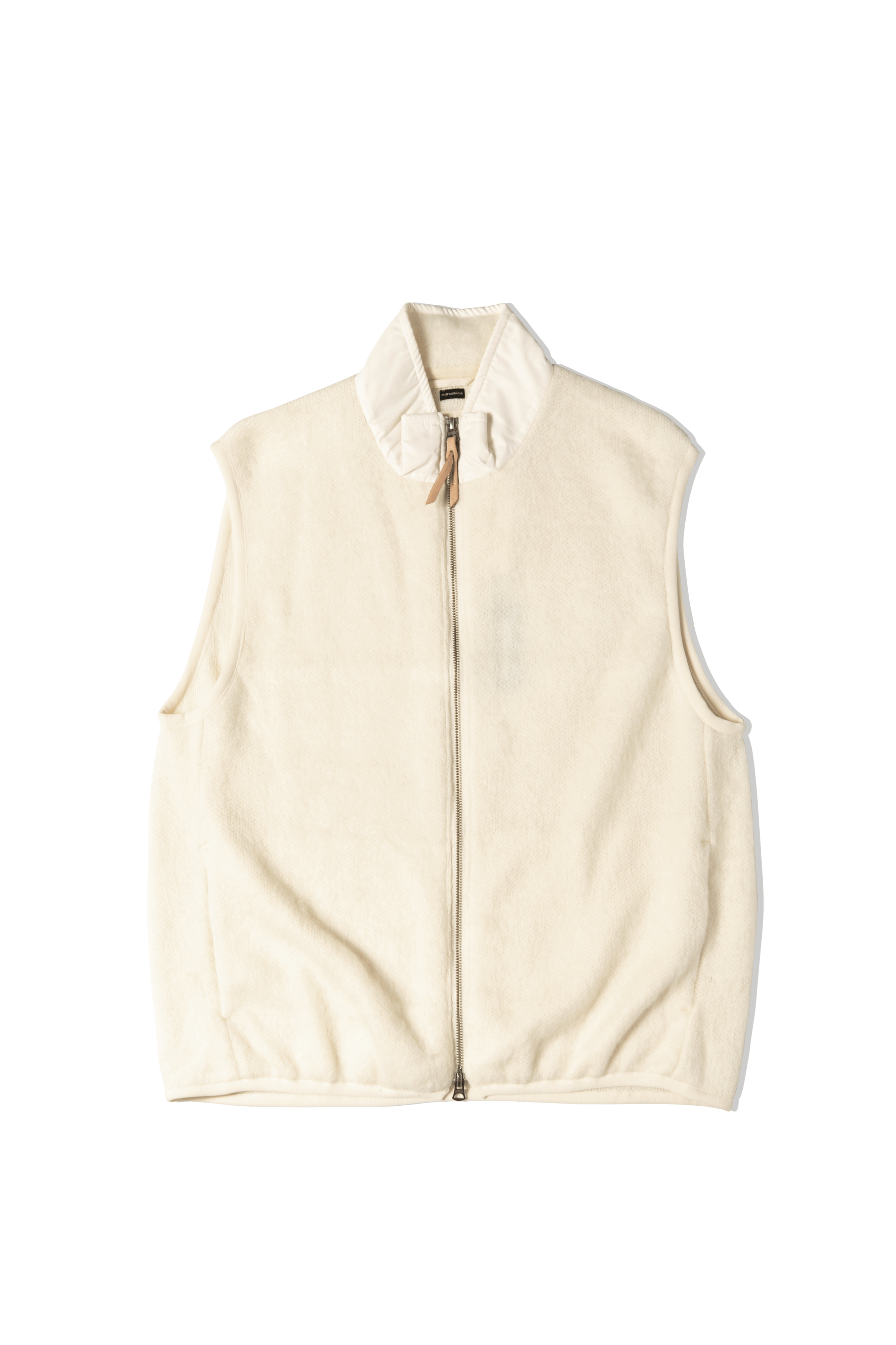 Zip-Up Mohair Vest