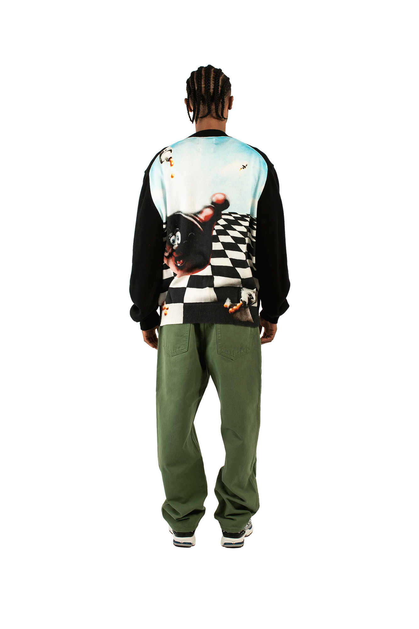 Chess Zip Cardigan