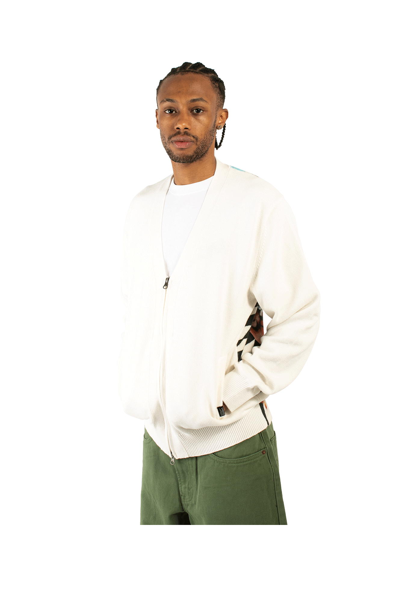 Chess Zip Cardigan