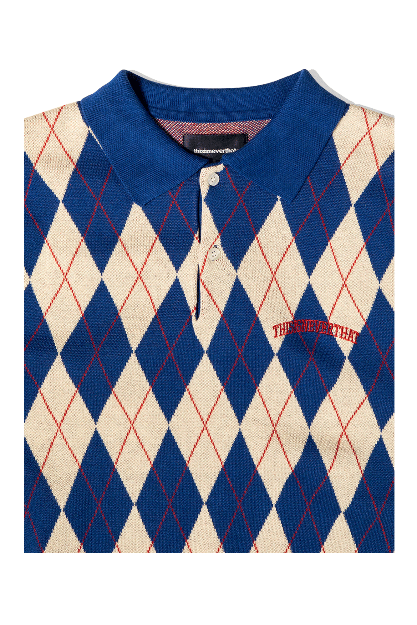 Argyle Knit Polo