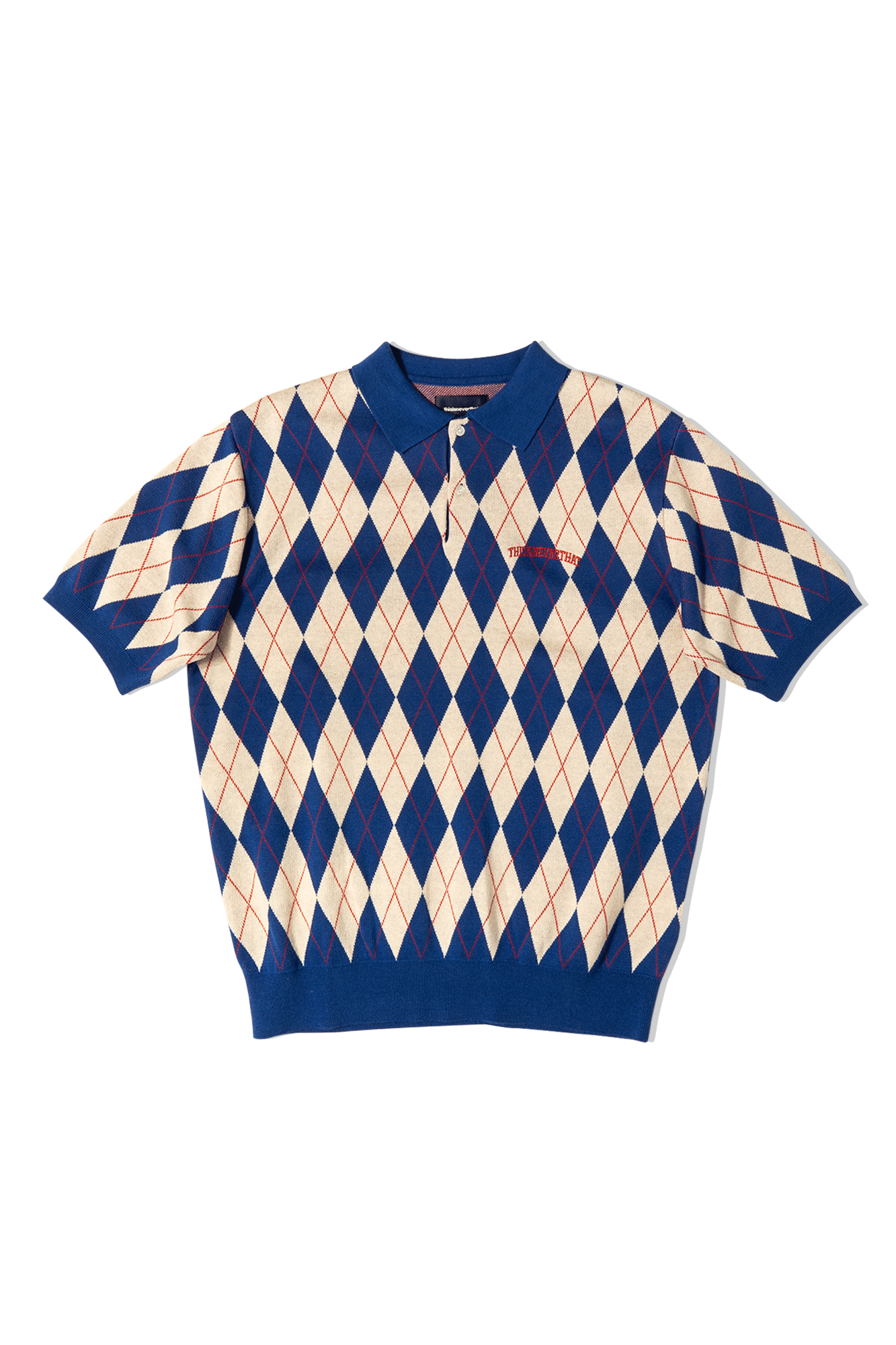 Argyle Knit Polo