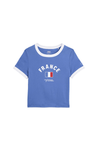 Retro Mini Ringer Tee France x Fifa World Cup