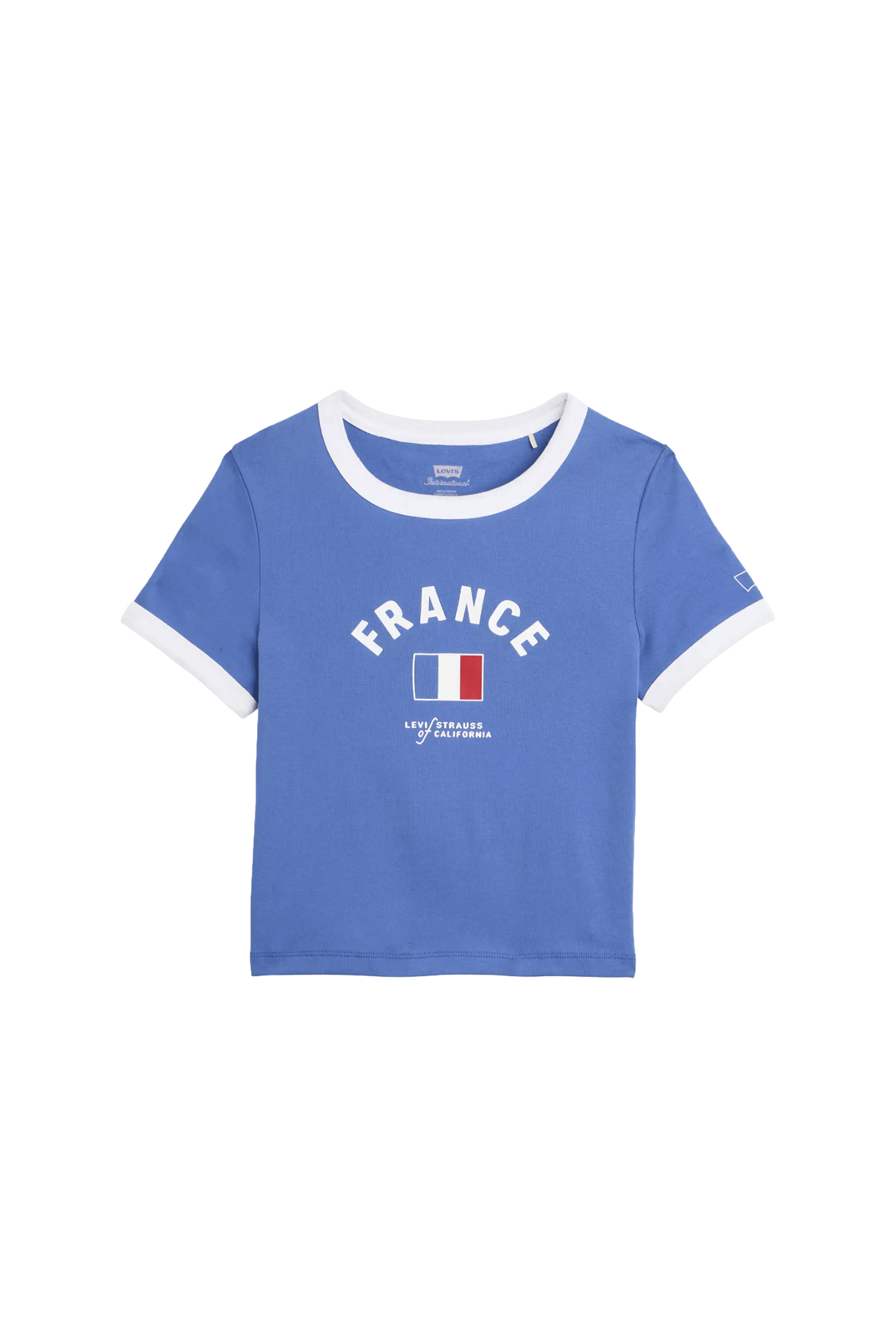 Retro Mini Ringer Tee France x Fifa World Cup