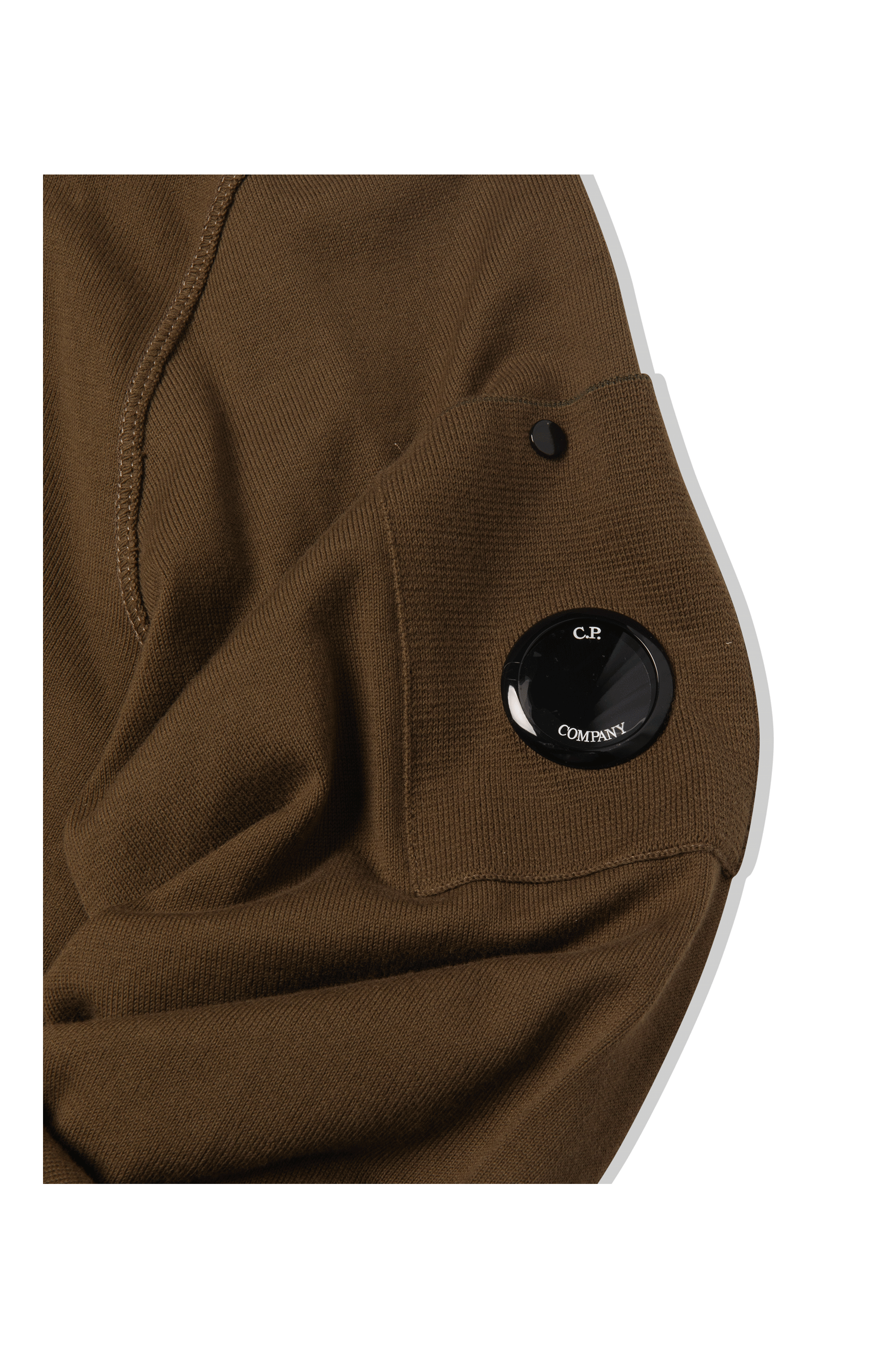 Cotton Sea Island Half Zip Lens Sweater