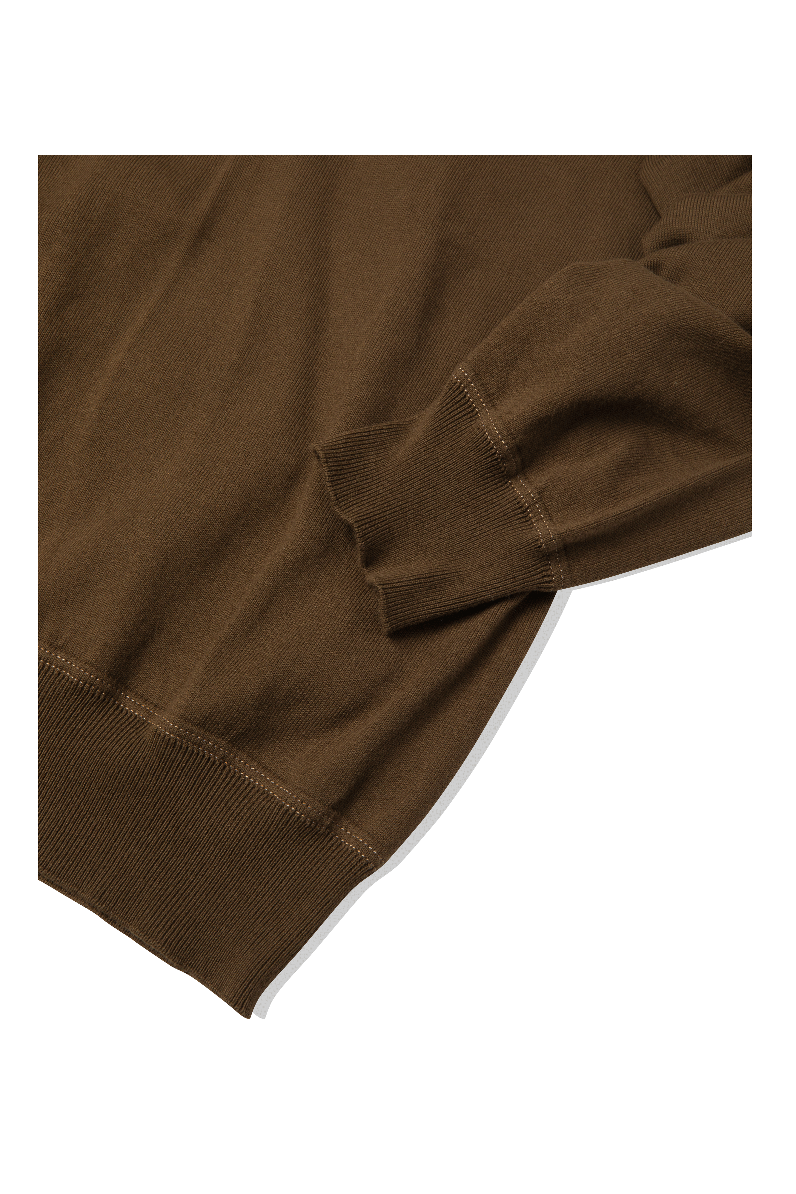 Cotton Sea Island Half Zip Lens Sweater