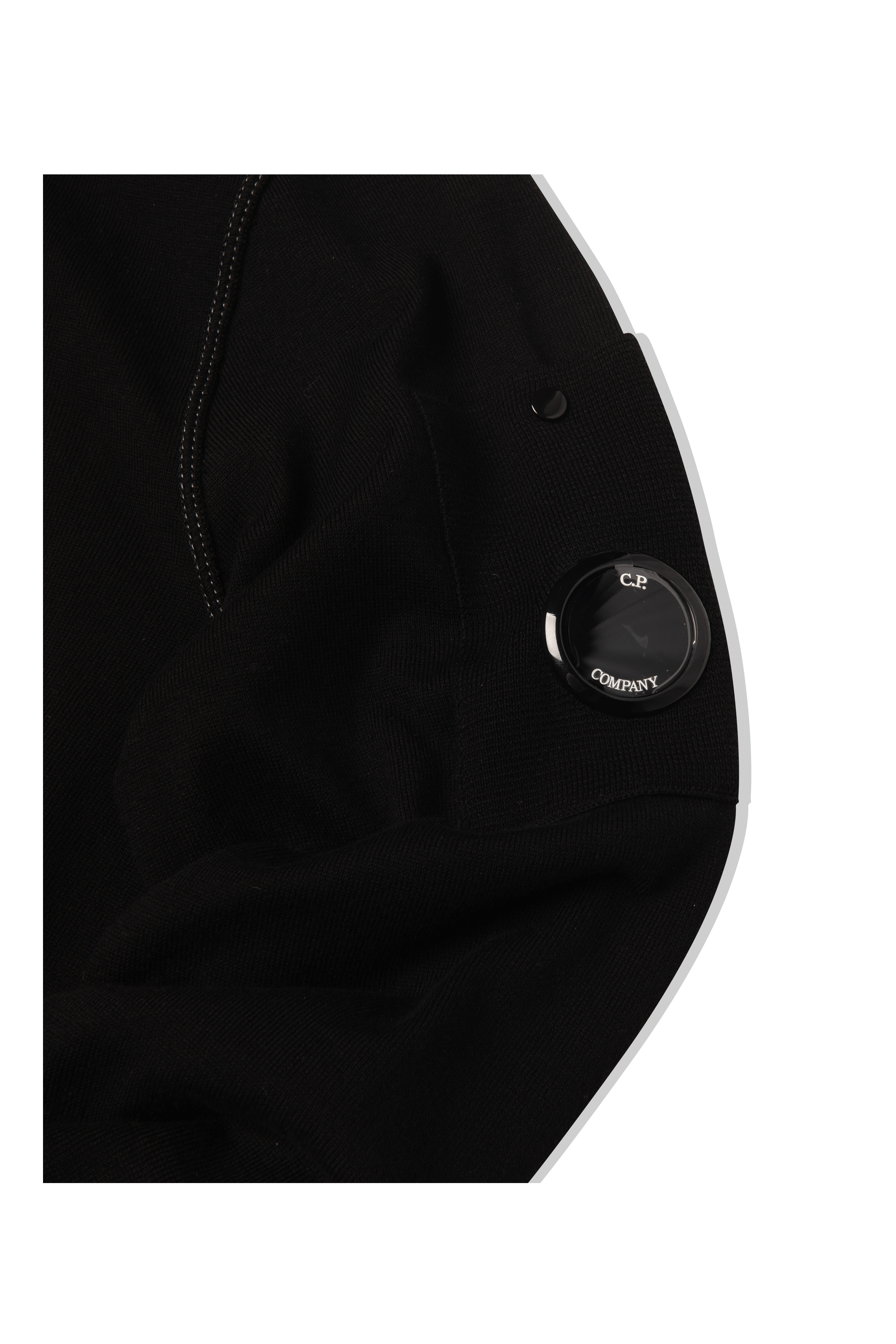 Cotton Sea Island Half Zip Lens Sweater