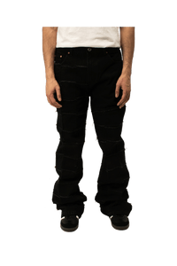 New Patchwork Wide Leg Jeans