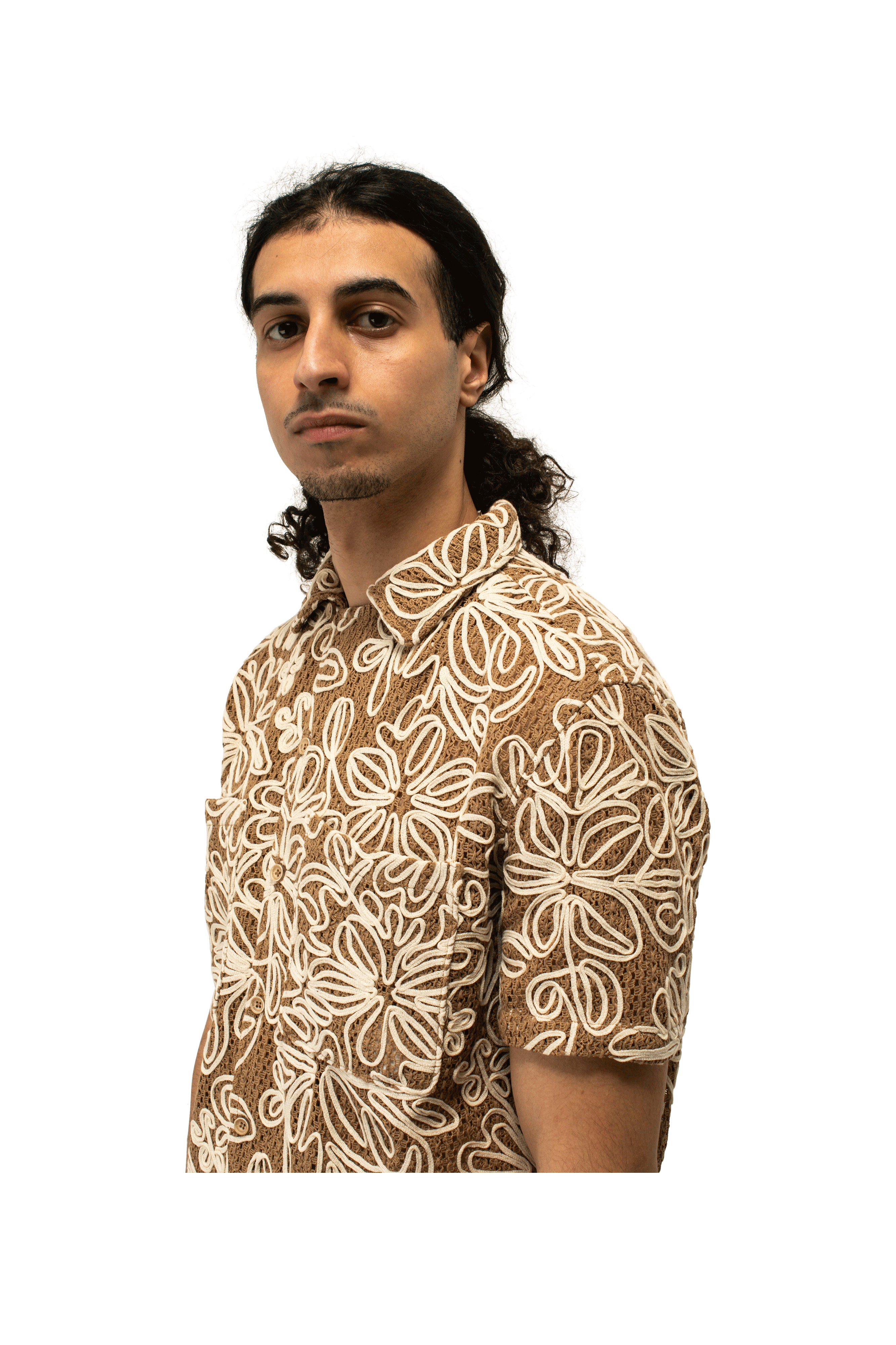 Flower Jacquard Shirts