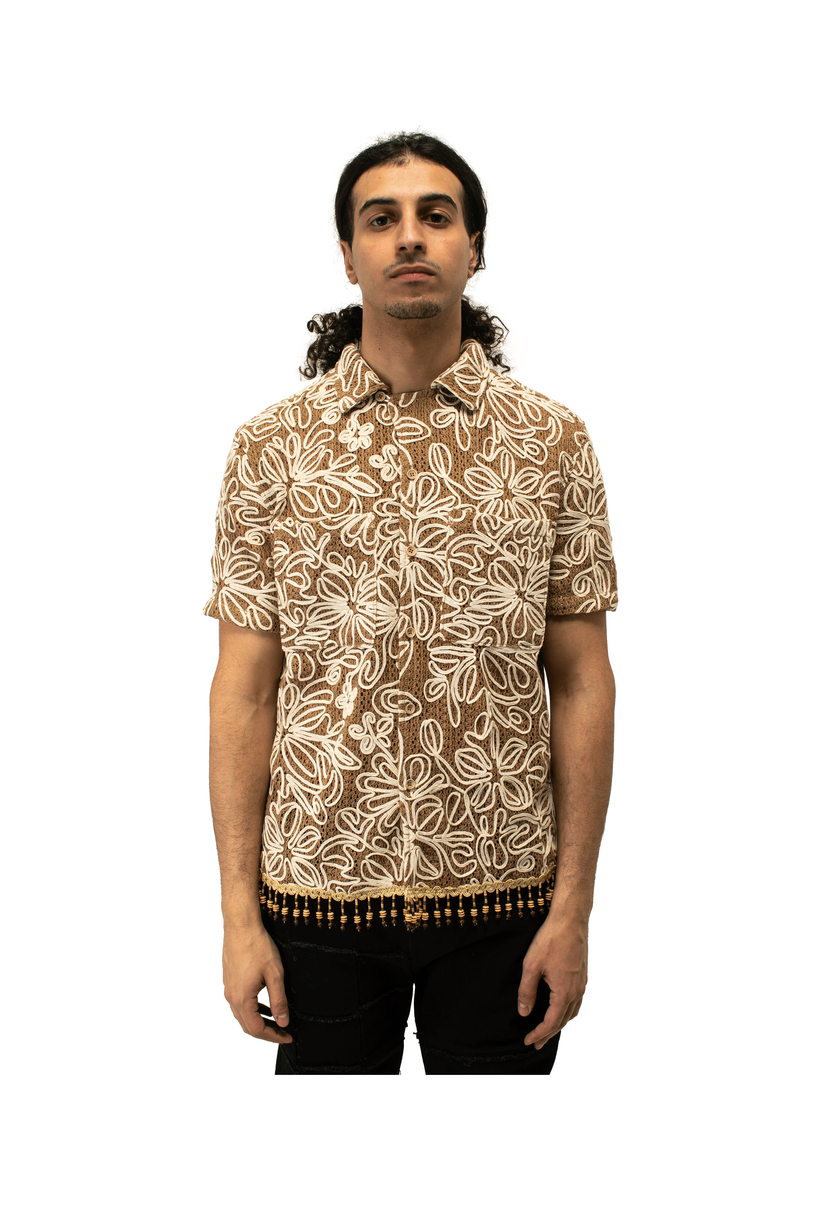Flower Jacquard Shirts