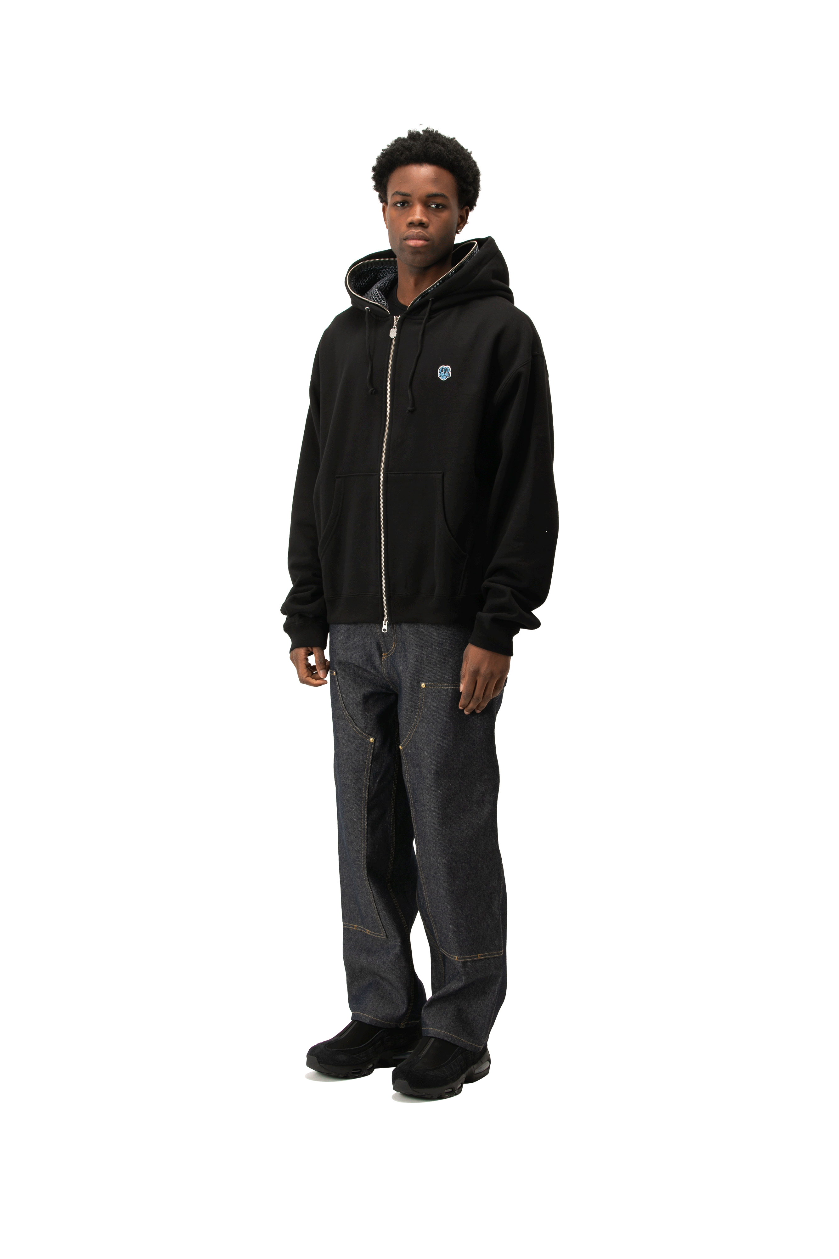 Clown Mesh Zip Hoodie