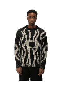 Flames Mohair Crewneck