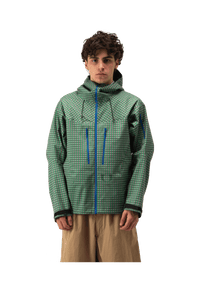 Technical Vichy Jacket.