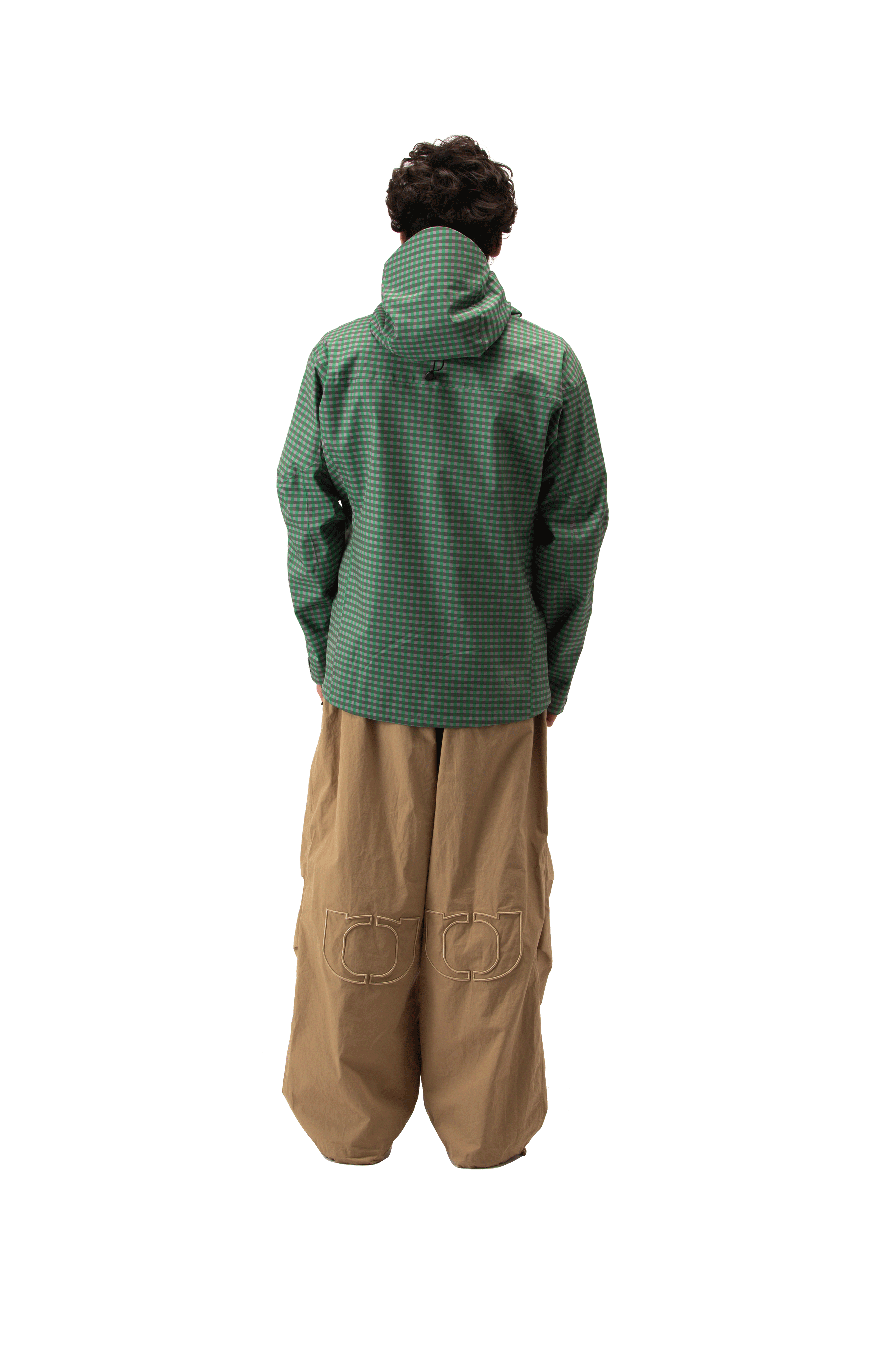 Technical Vichy Jacket.