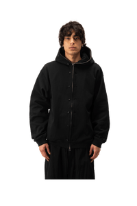 Button Up Zip-Up Sweatshirt