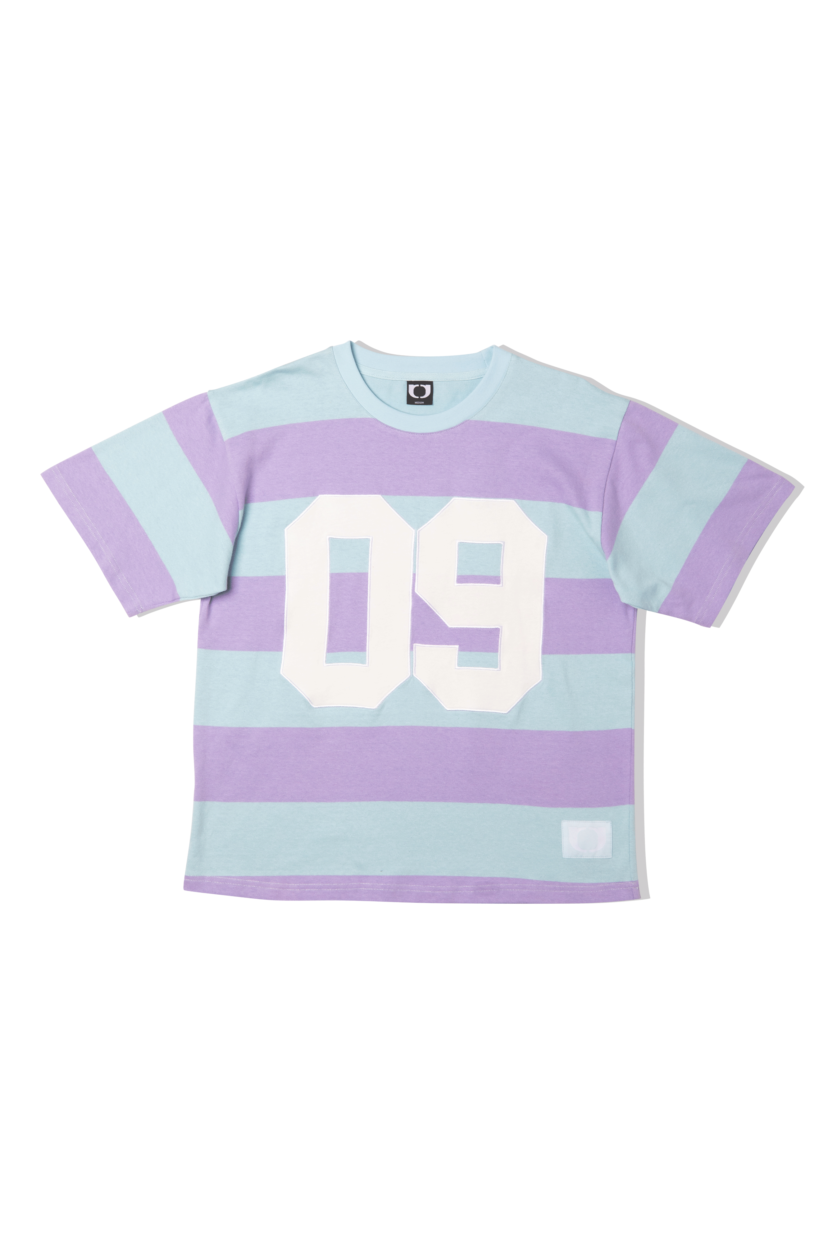 Striped "09" Tee.
