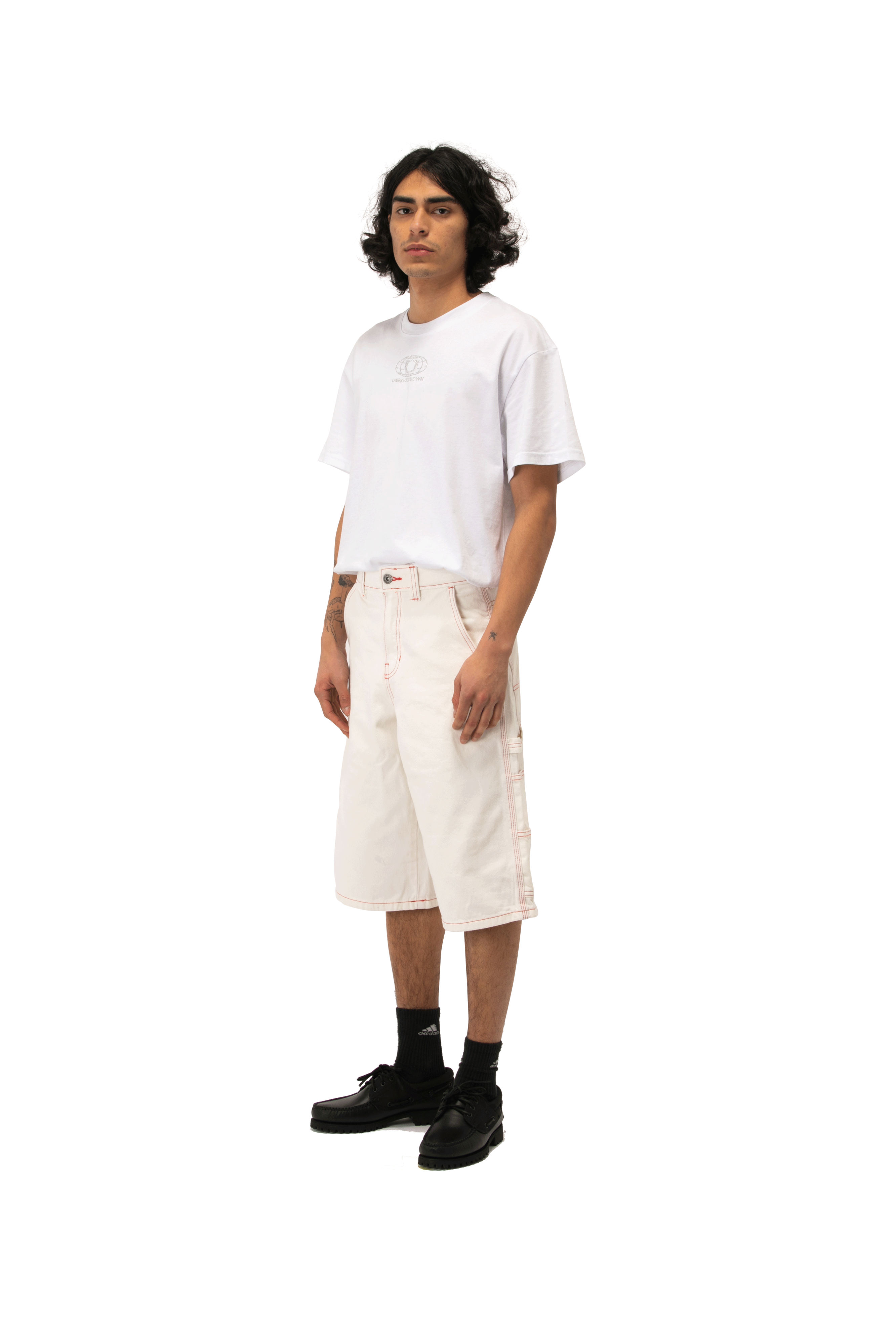 Loose Denim Painter Short