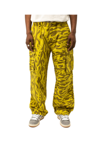 Printed Cargo Pants Woven