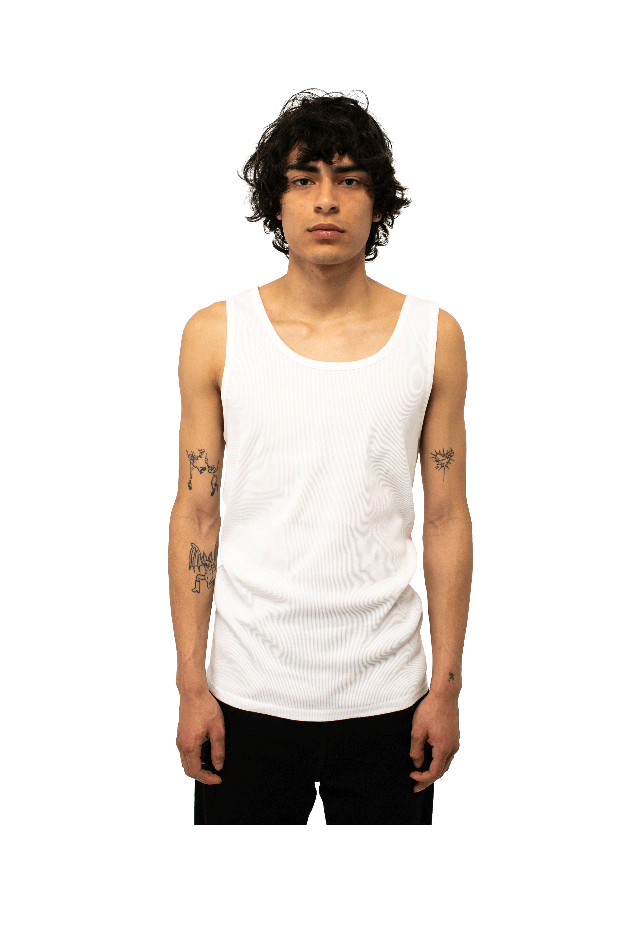 A-Shirt Organic Cotton Ribbing 2X1