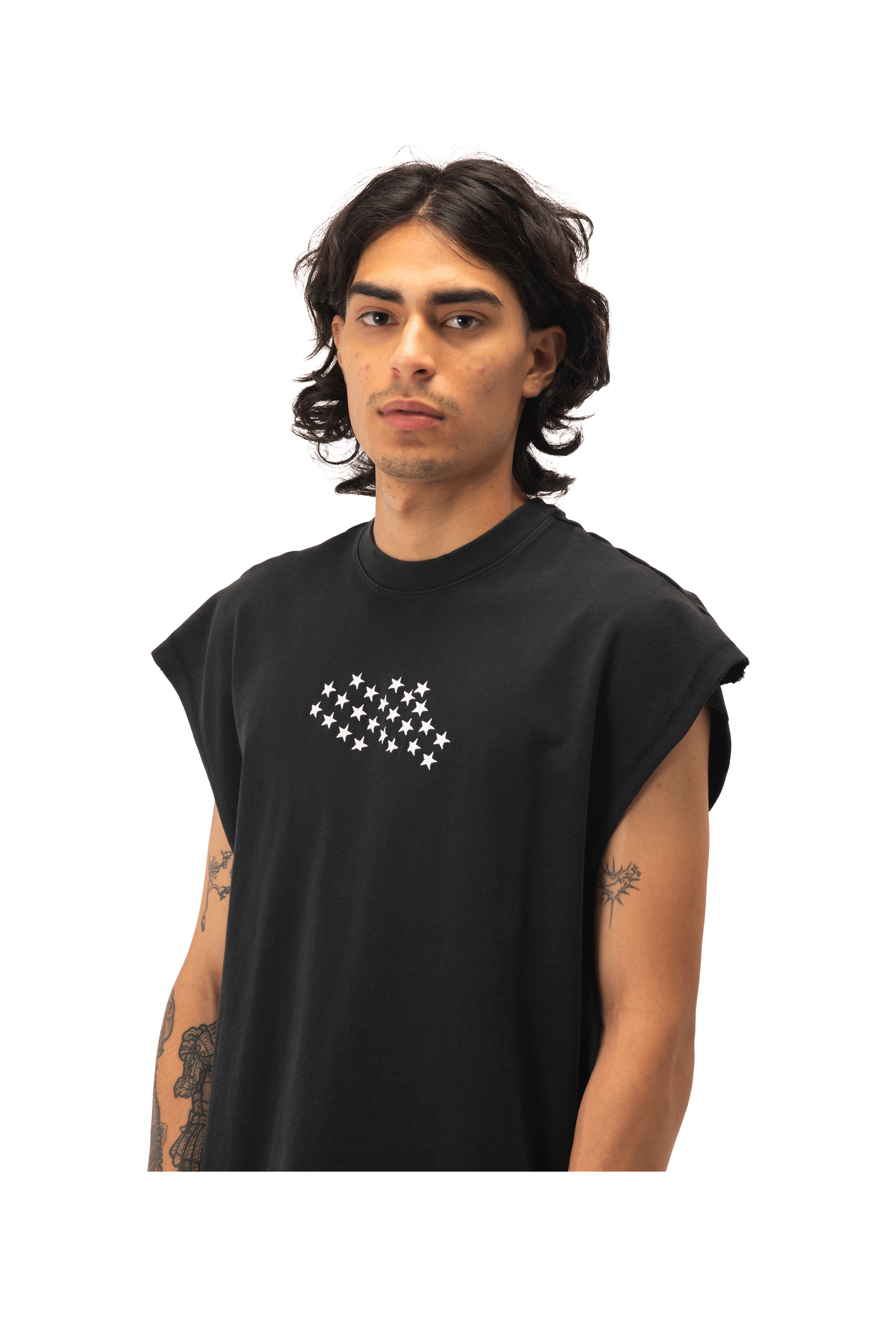 In-House Stars Cut Off Tee