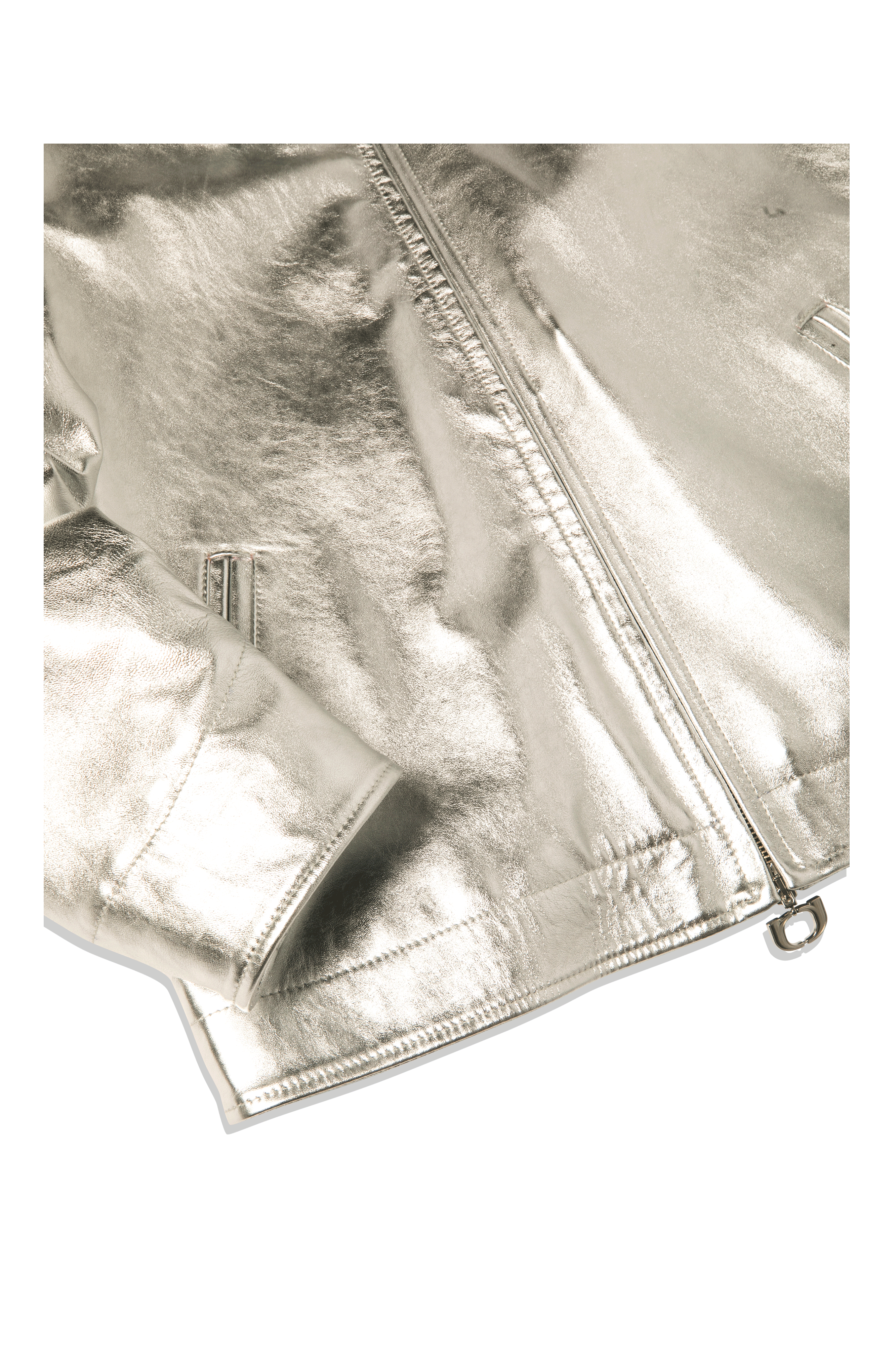 Laminated Leather Jacket