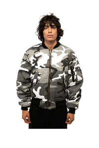 Urban Camo Logo BomberField