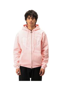 Embroidered Logo Hoodie Zip