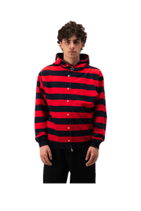 Button Up Zip-Up Sweatshirt